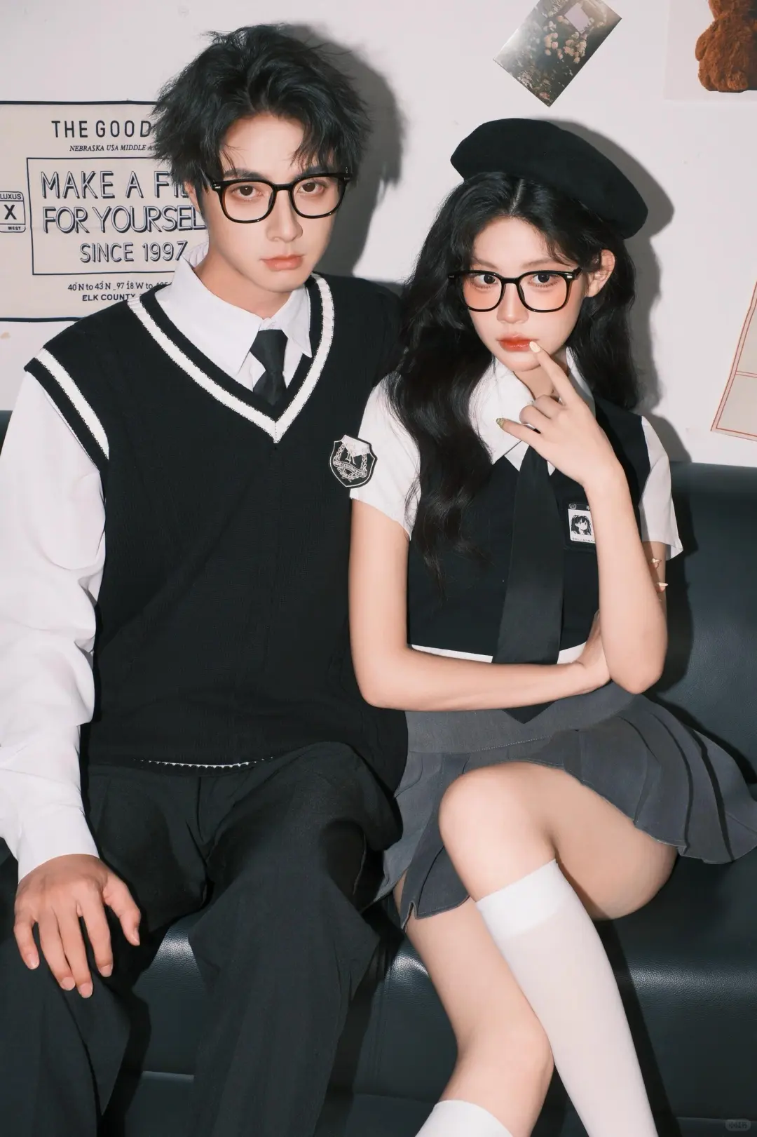 学校里那一对势均力敌的情侣👓