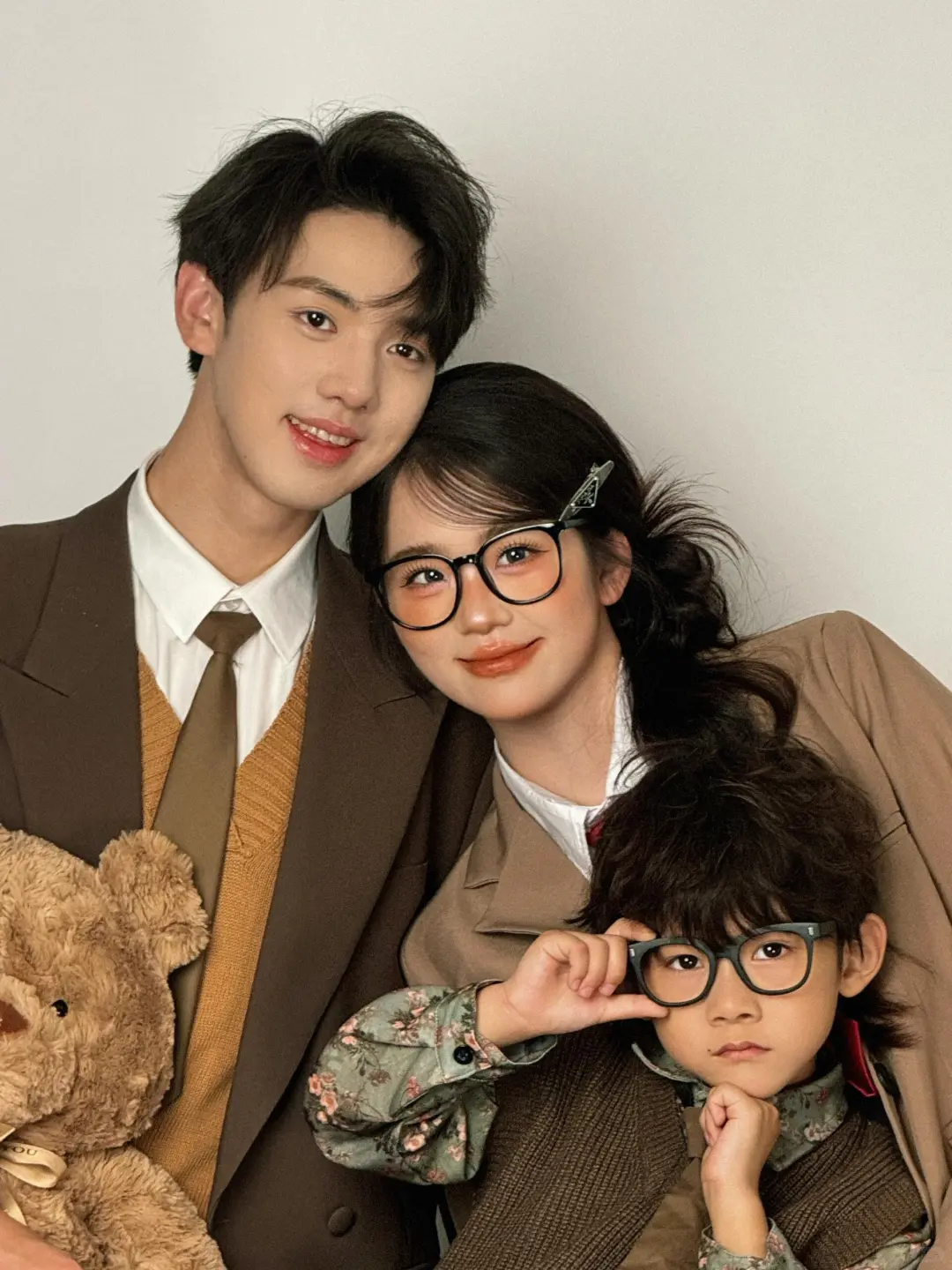 学院风亲子照我也拍啦！！进军全家福！