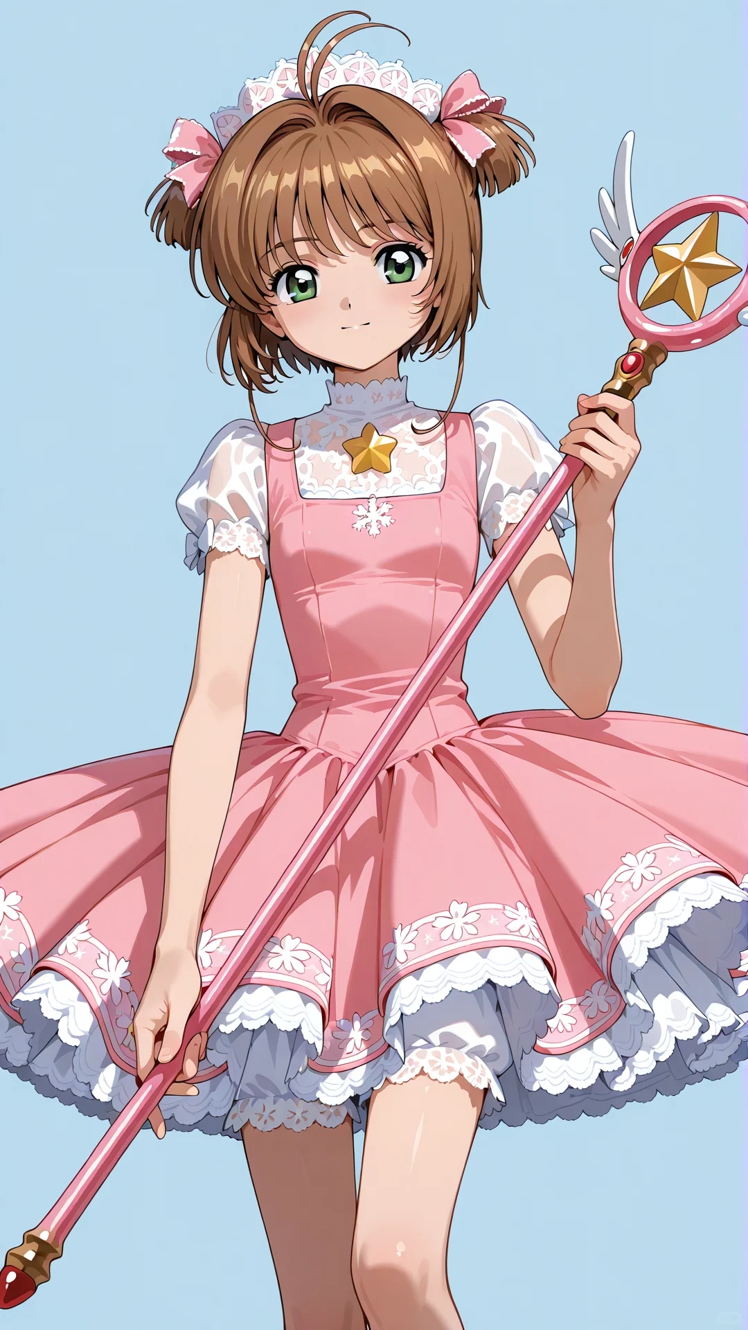 百变小樱蕾丝裙