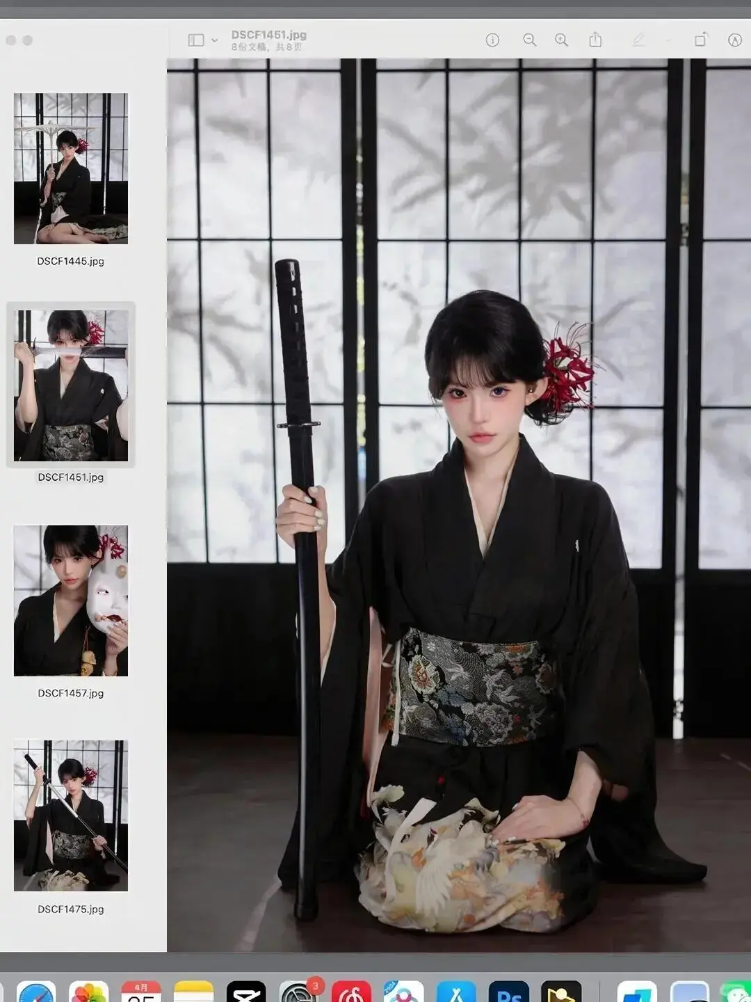 东莞超多人拍的💕恶女花魁写真⚔️美死了