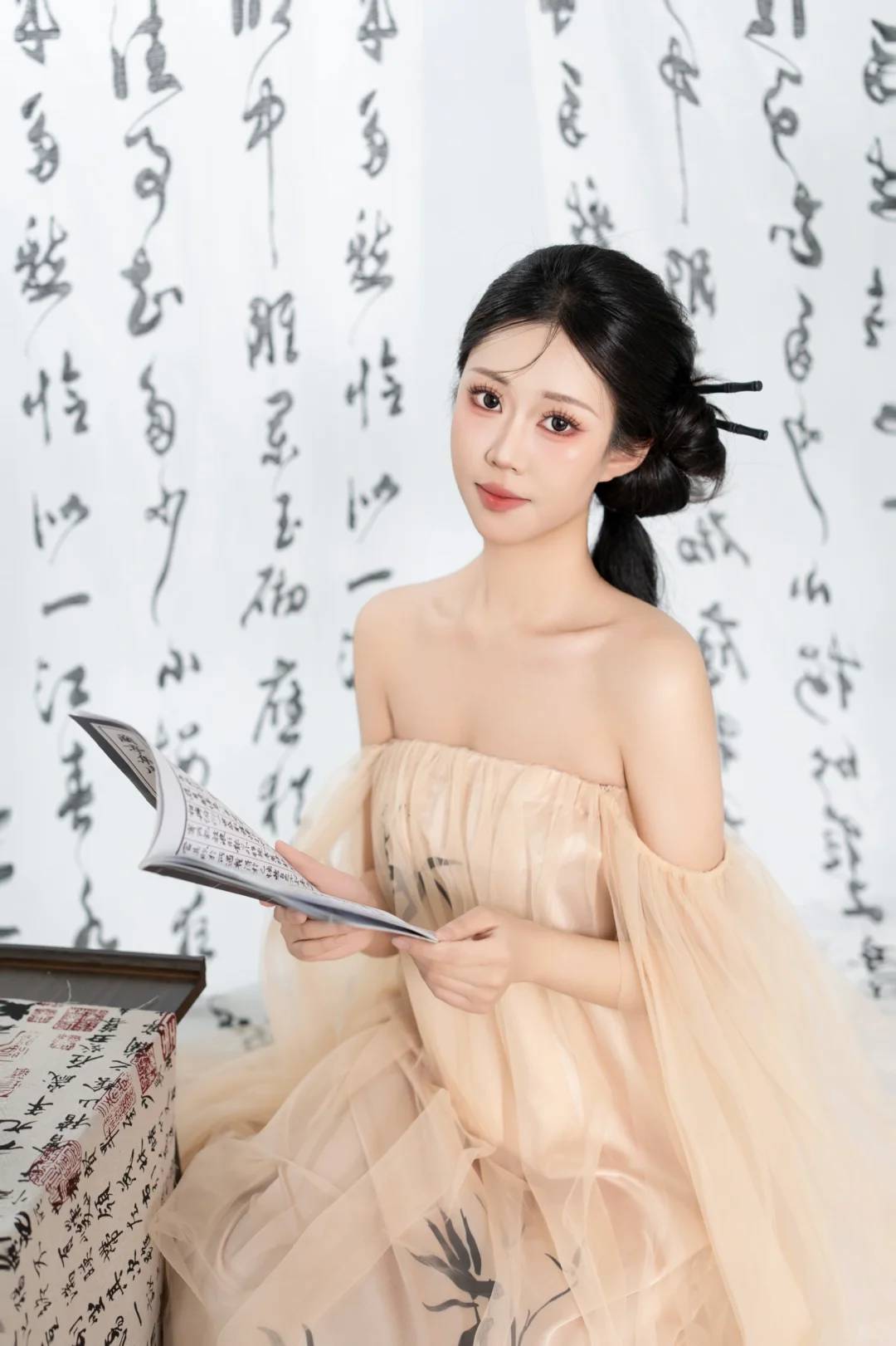 纯欲新中式、 东方女孩和国风就是绝配！！