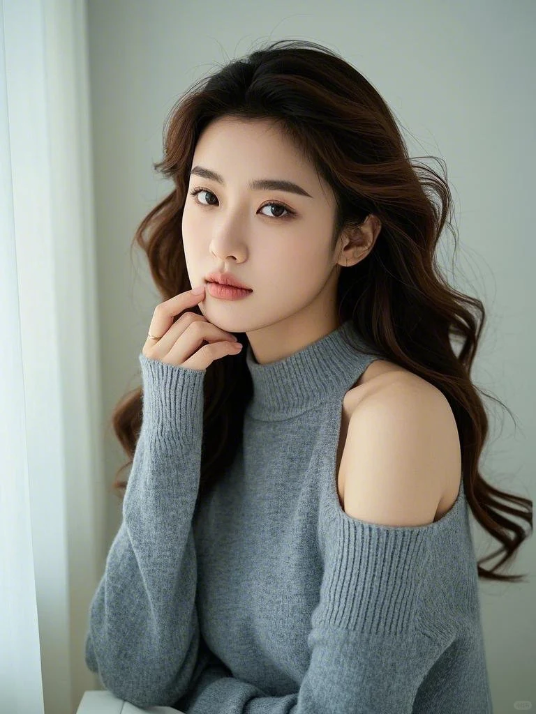 韩系氛围感美女写真，这组、真的、太美啦！