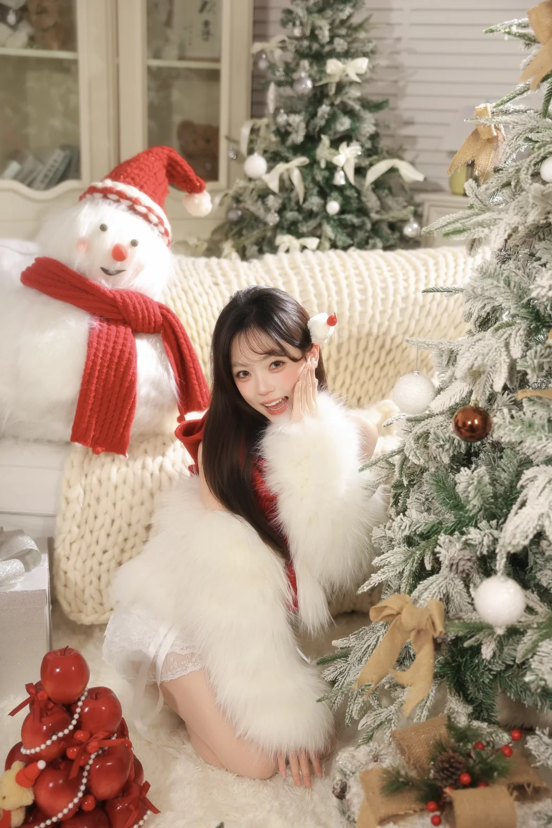 我的那个笨蛋女朋友⛄️跟小雪人一样可爱