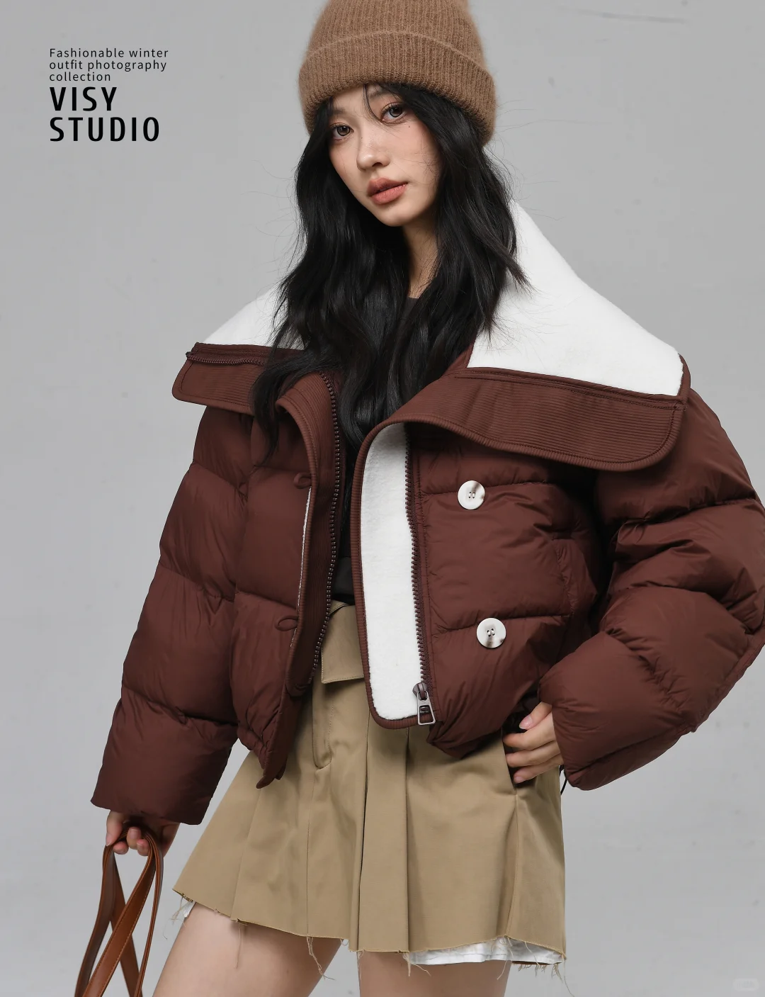 羽绒服大片｜模特这么拍更带感