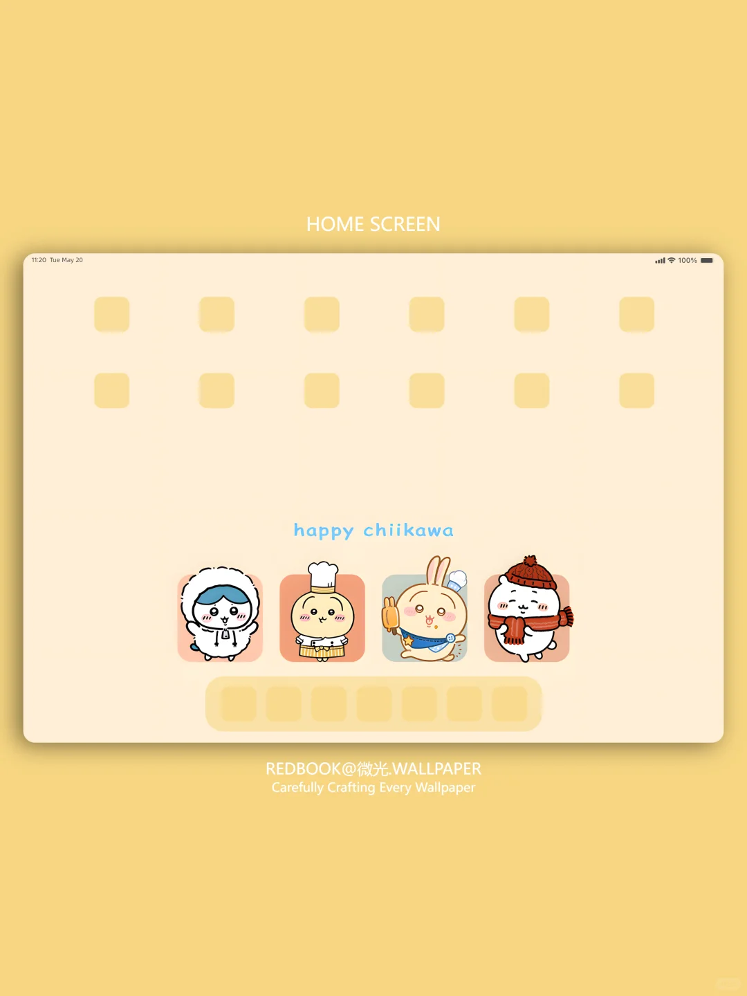 chiikawa.小八.乌萨奇|平板壁纸|090