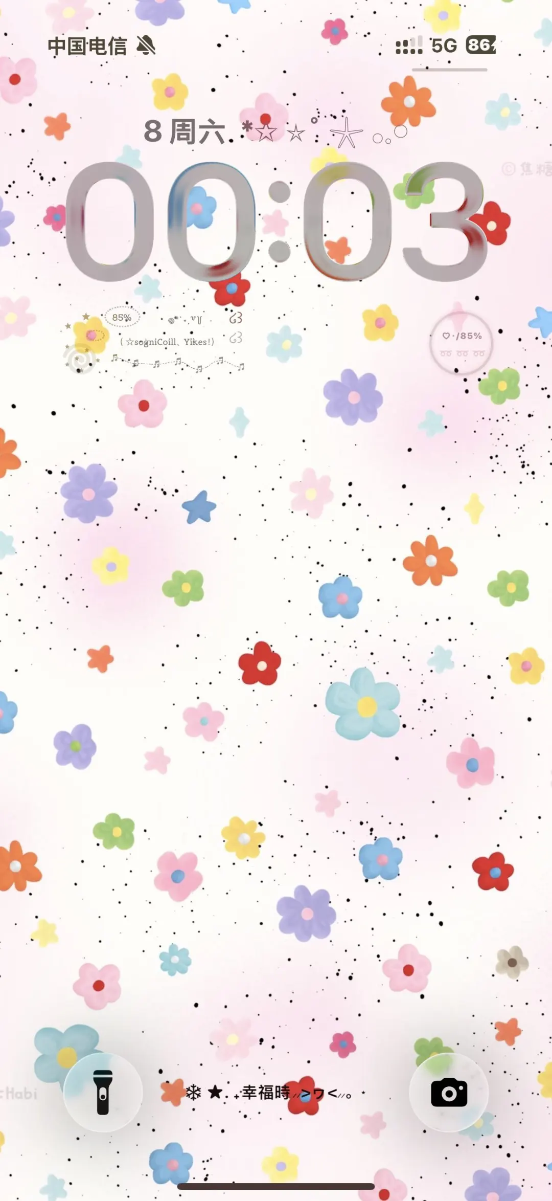 超爱这组碎花壁纸！！🌸