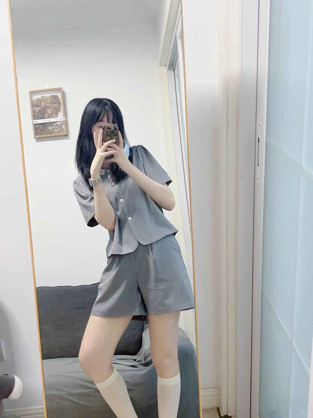 穿jk去见crush啦～