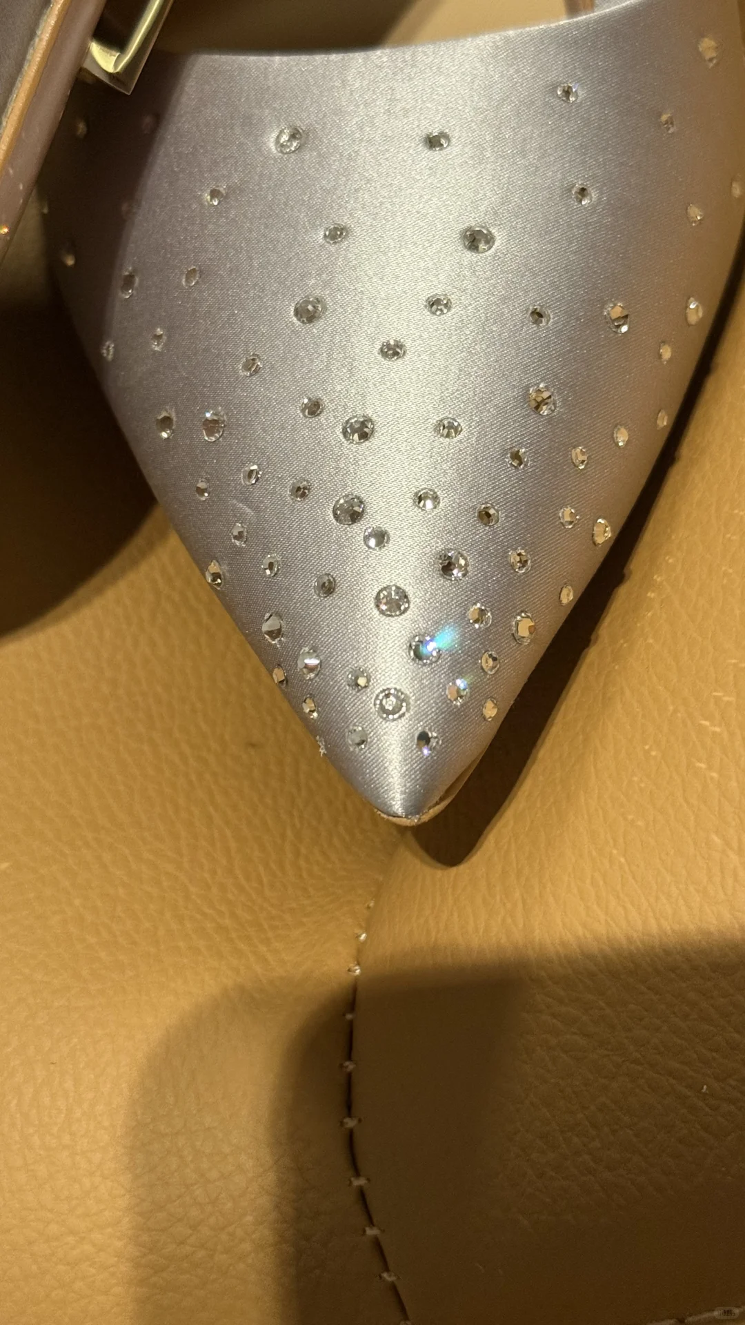 谁能拒绝bling的水晶高跟鞋和绫丝的丝袜