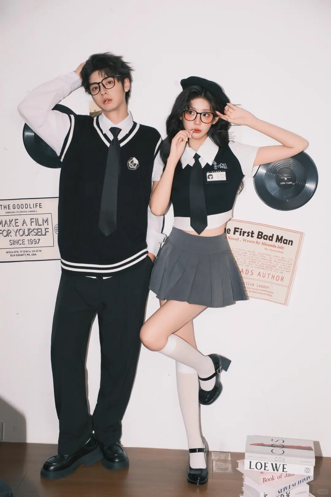 学校里那一对势均力敌的情侣👓