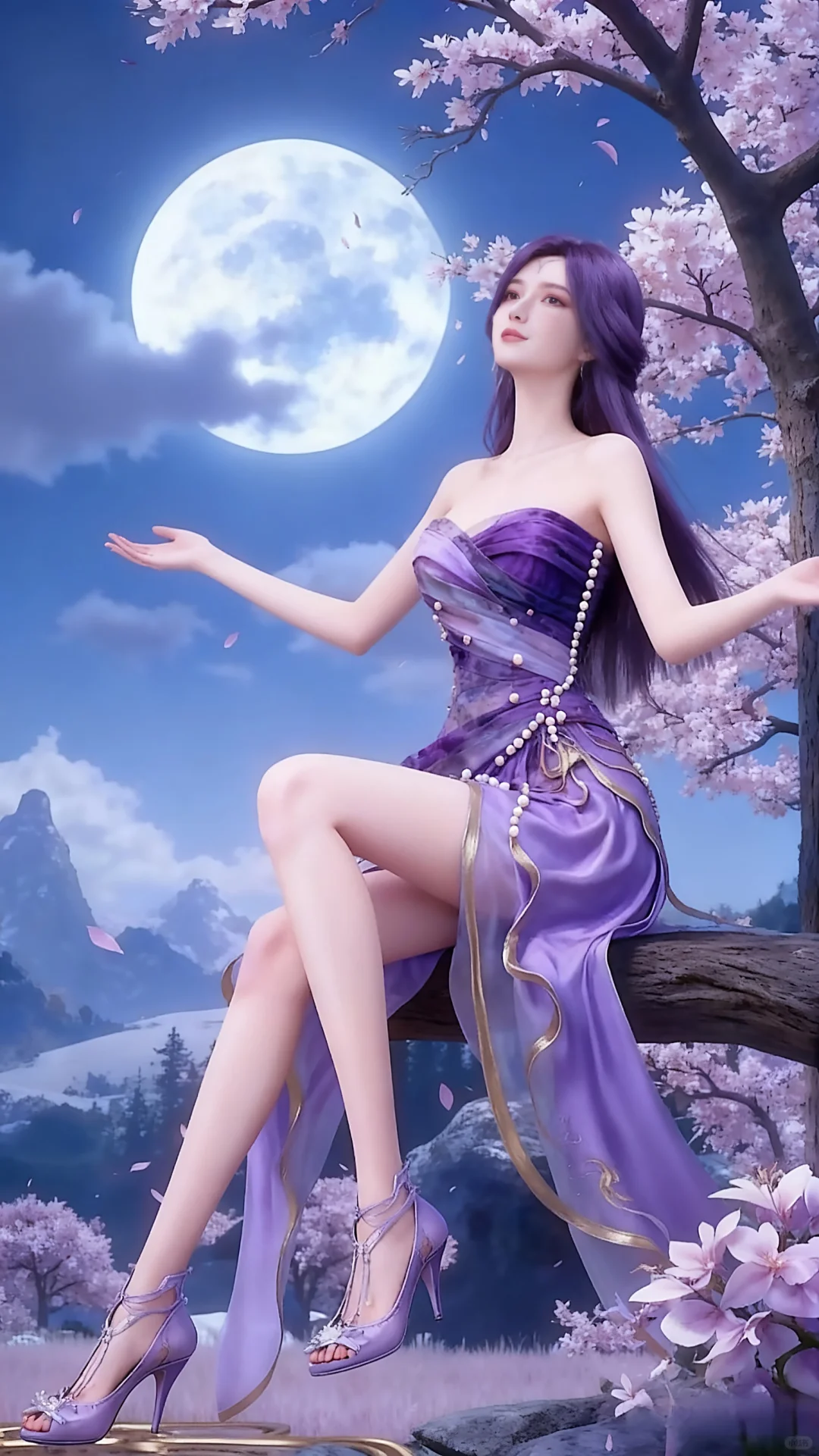 国漫女神穿上现代装安妙依