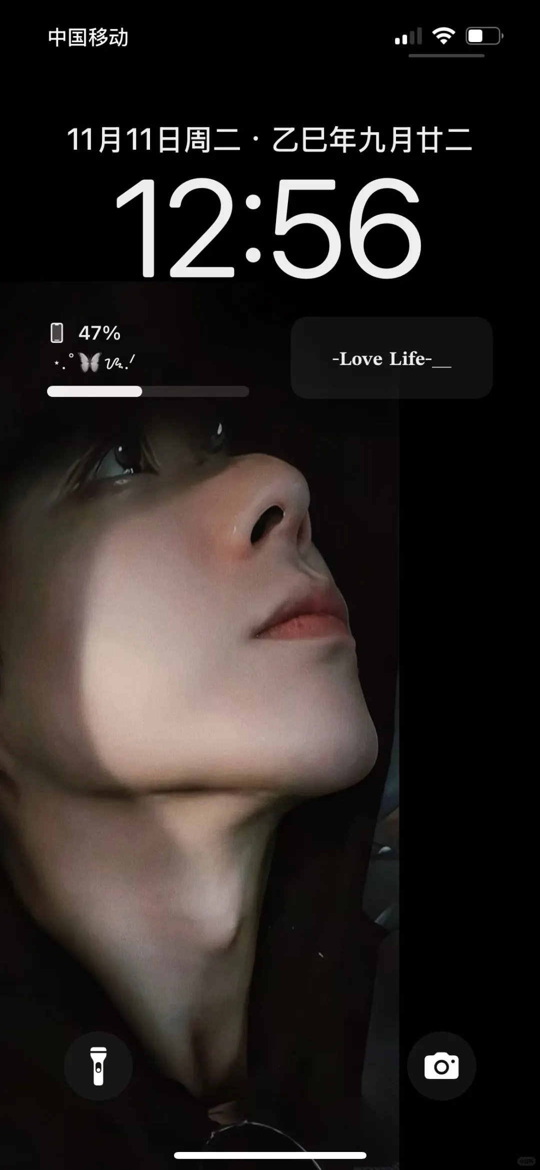 被这个壁纸帅到了！😭😭😭