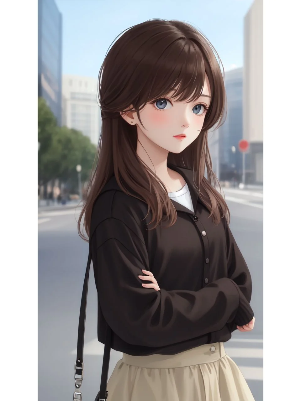 AI教你秋日美拉德穿搭｜通勤风