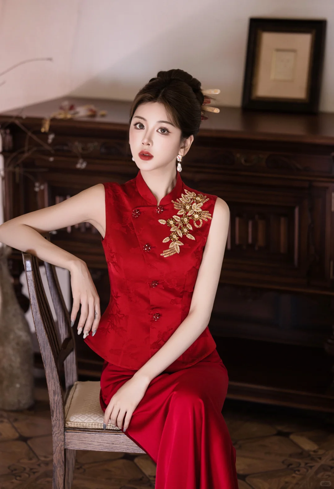 被中国红硬控了30s，新中式也太会撩了