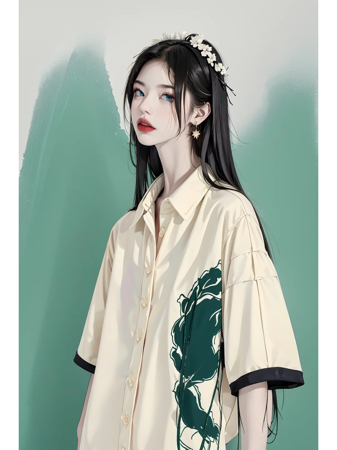 AI穿搭|不一样的衬衫（4）