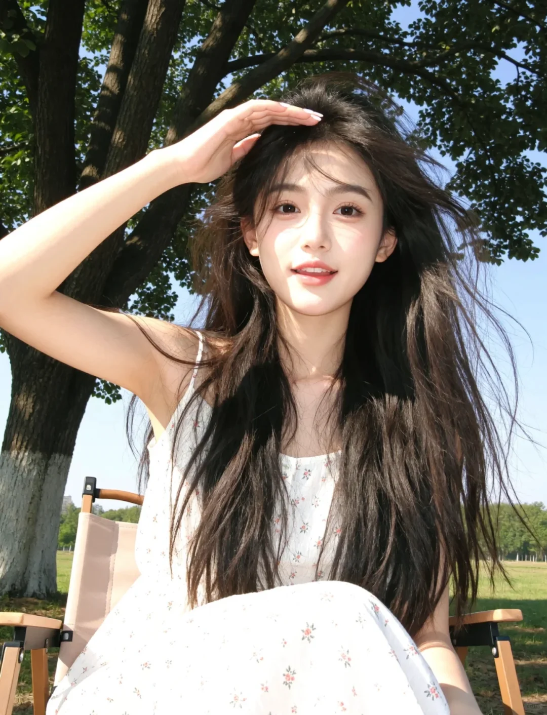 她好像“一闪一闪”的小星星