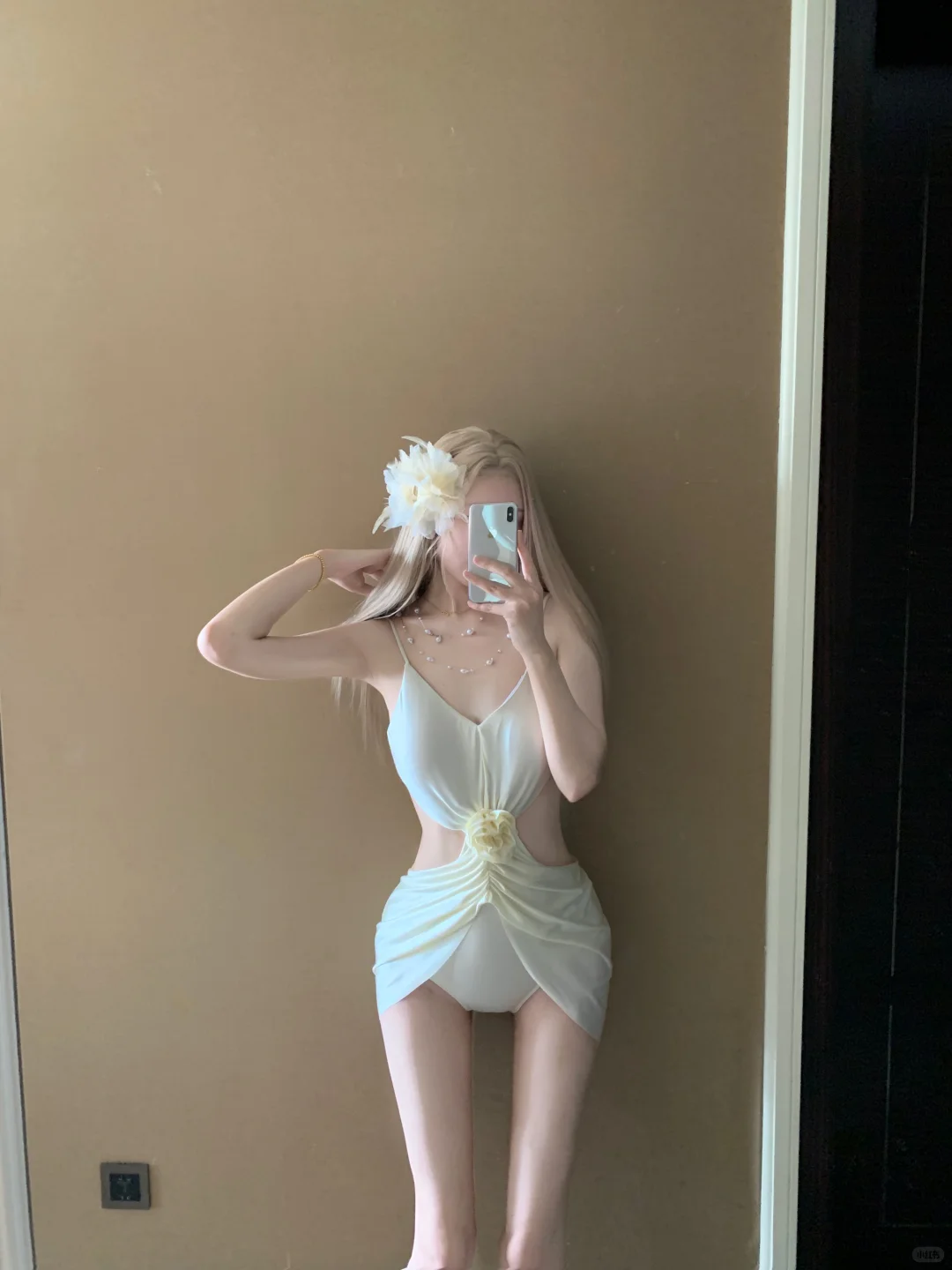 今天的泳衣真的好仙好温柔！