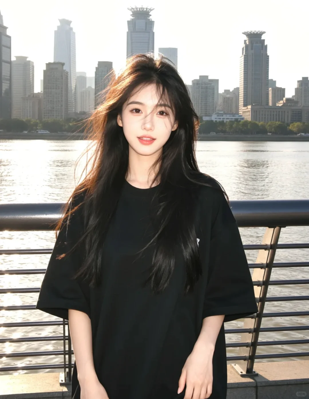 她好像“一闪一闪”的小星星