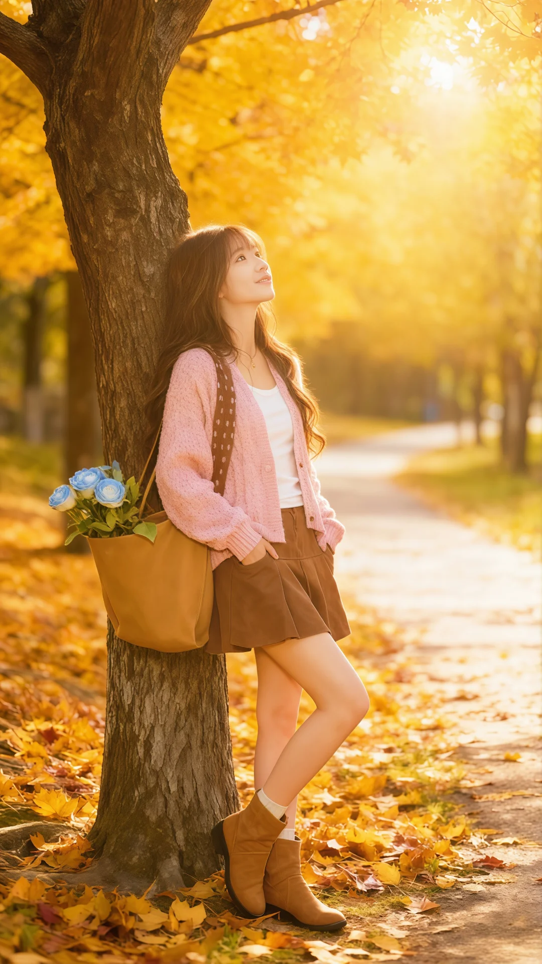 粉棕系秋日甜妹🎀