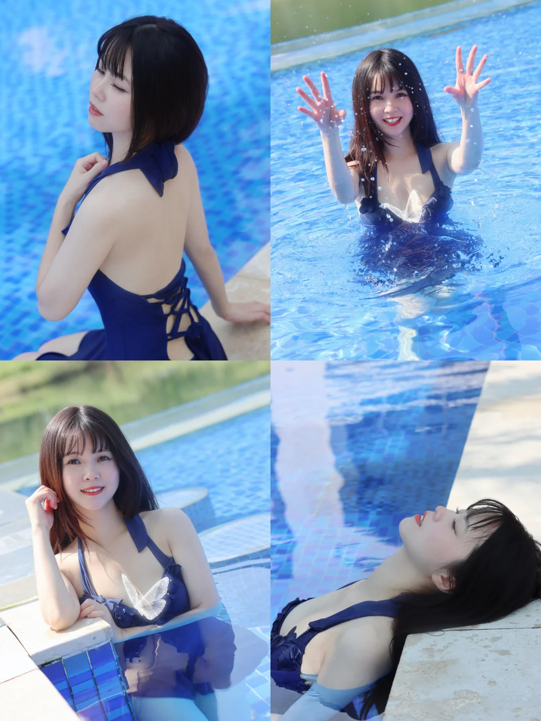 💦泳装拍照姿势｜藏小肚子的👙泳装穿搭