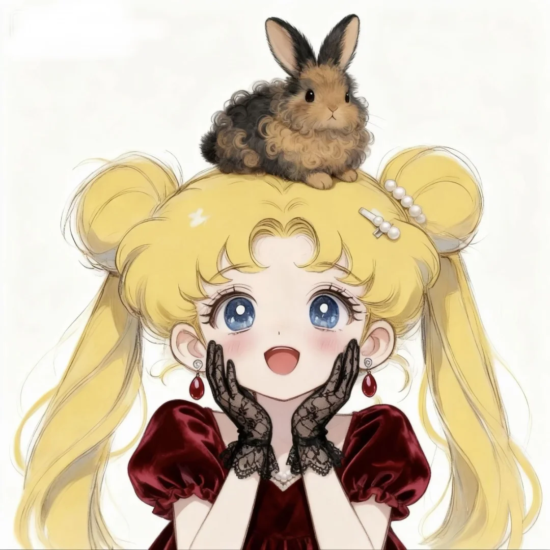 月野兔卡通头像