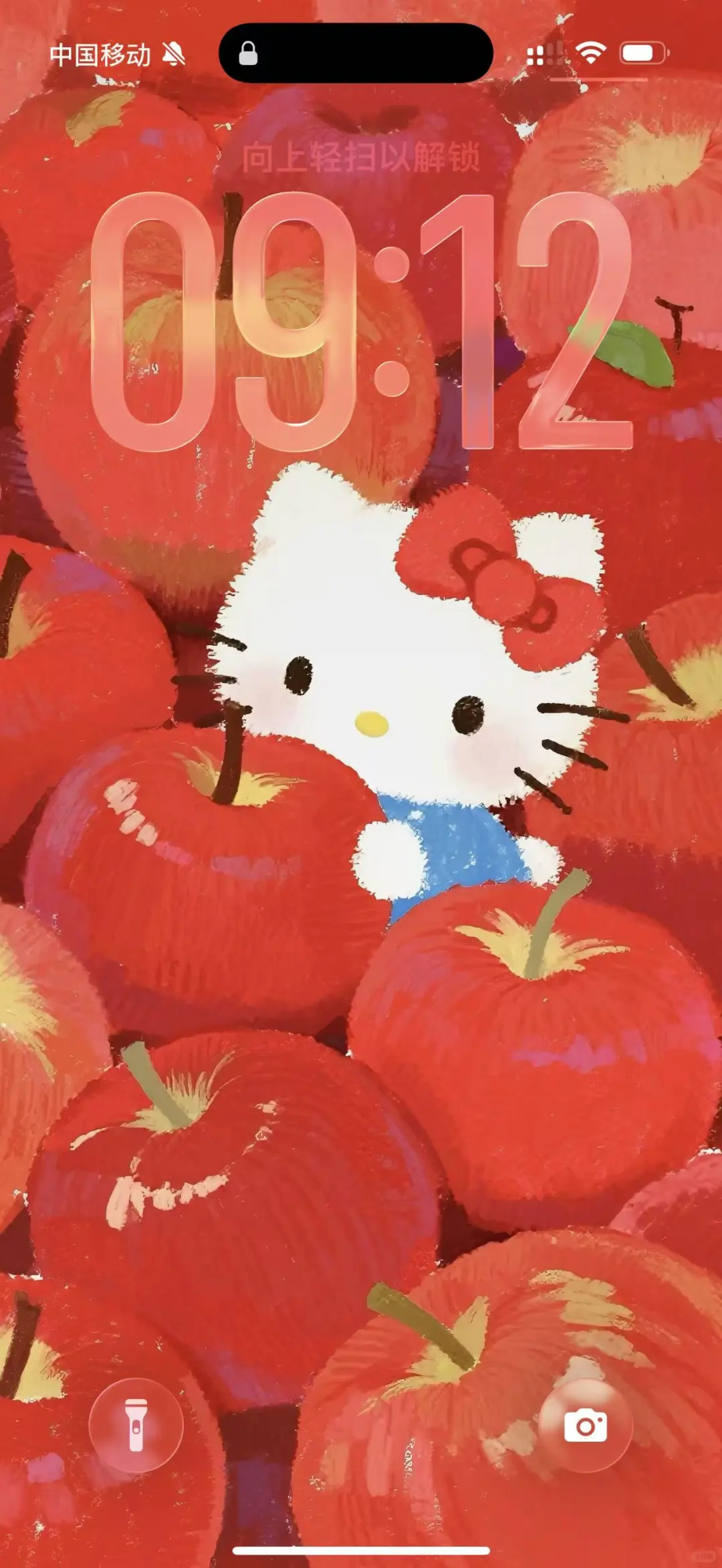 Hello Kitty满屏苹果壁纸🍎