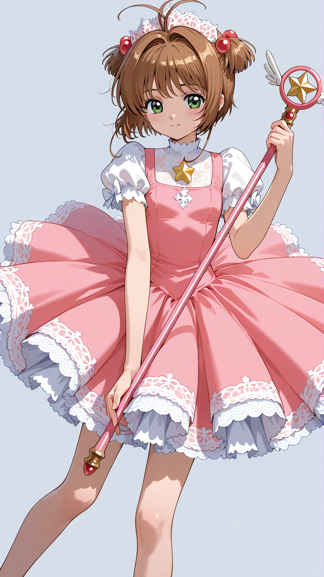 百变小樱蕾丝裙