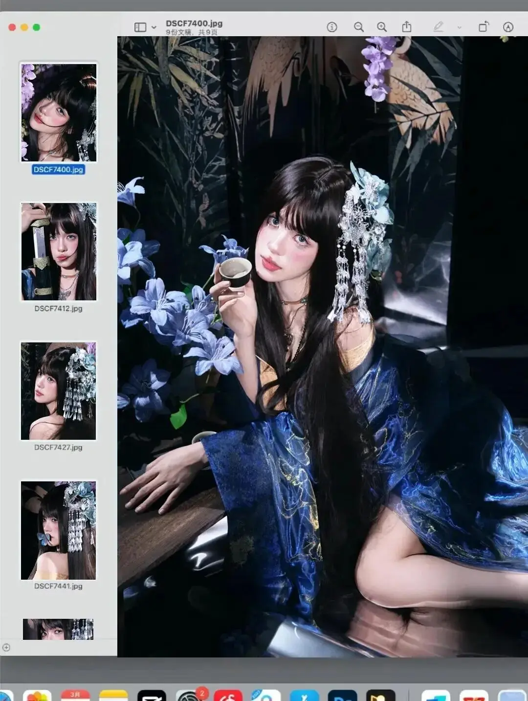 东莞超多人拍的💕恶女花魁写真⚔️美死了