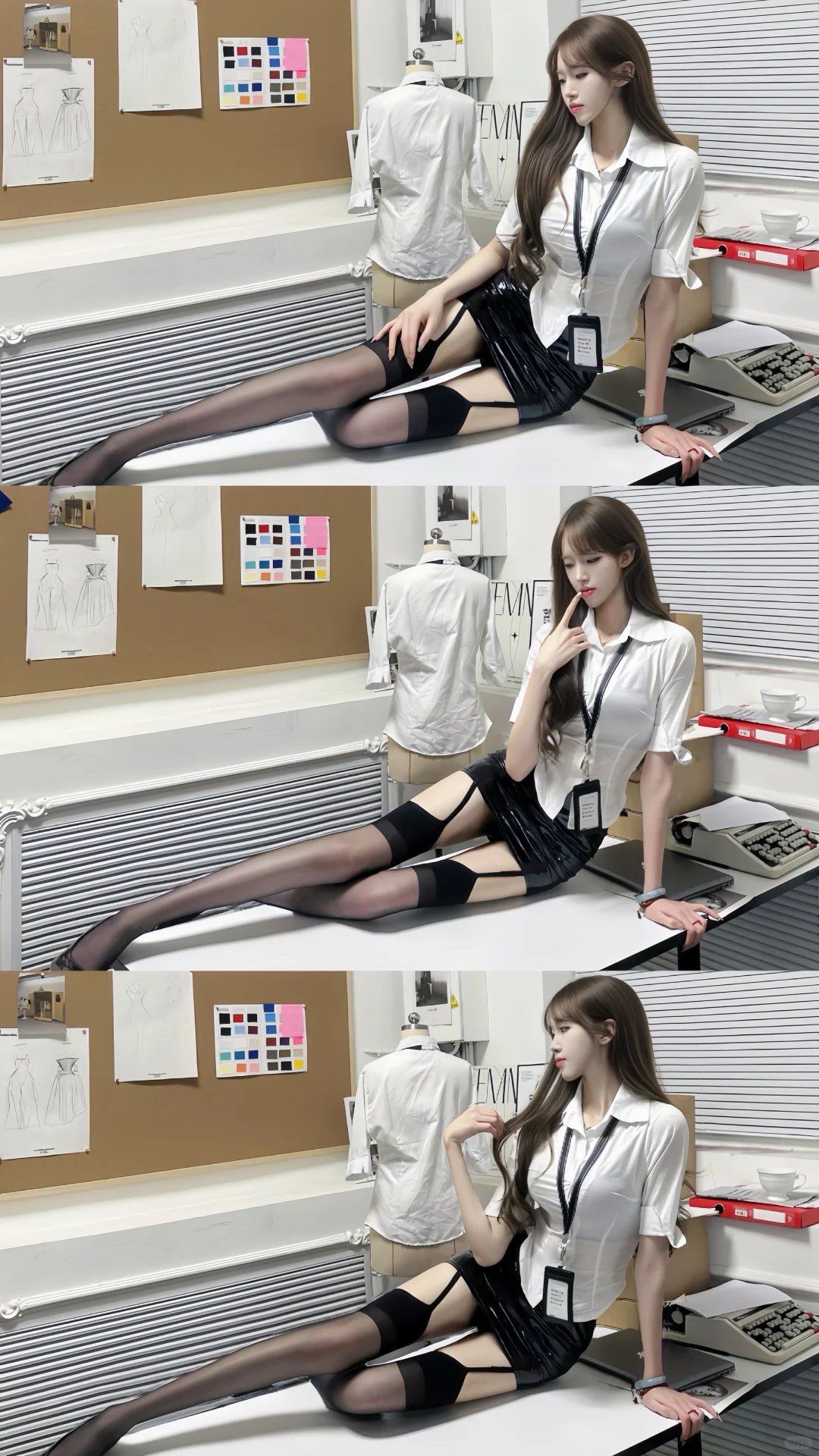 石家庄陪拍|新鲜办公室海妖风拍照姿势分享