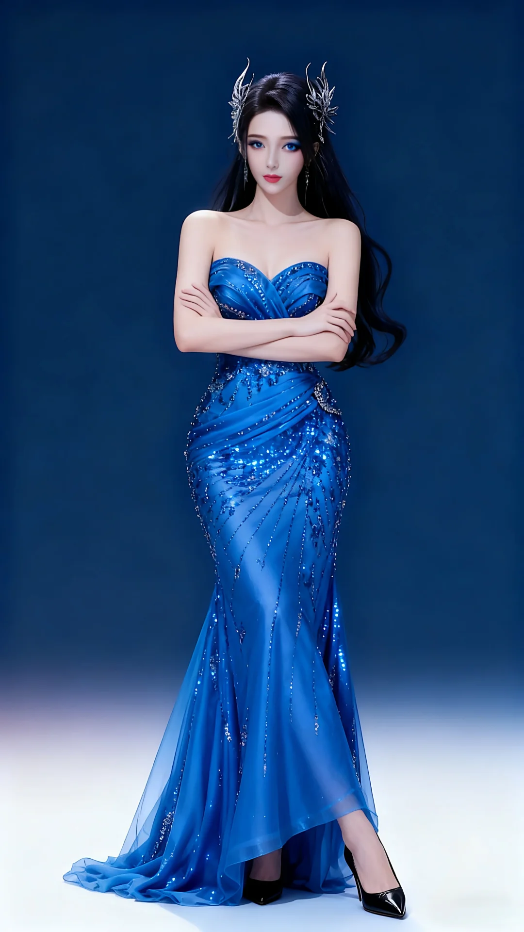 国漫女神穿上现代装阿银