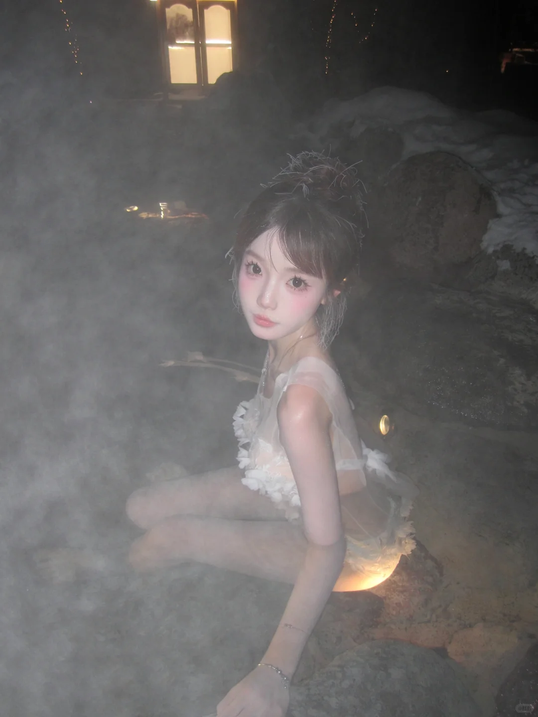 零下30度拍泳装⁉️在漫天白雪中狠狠出片🥶