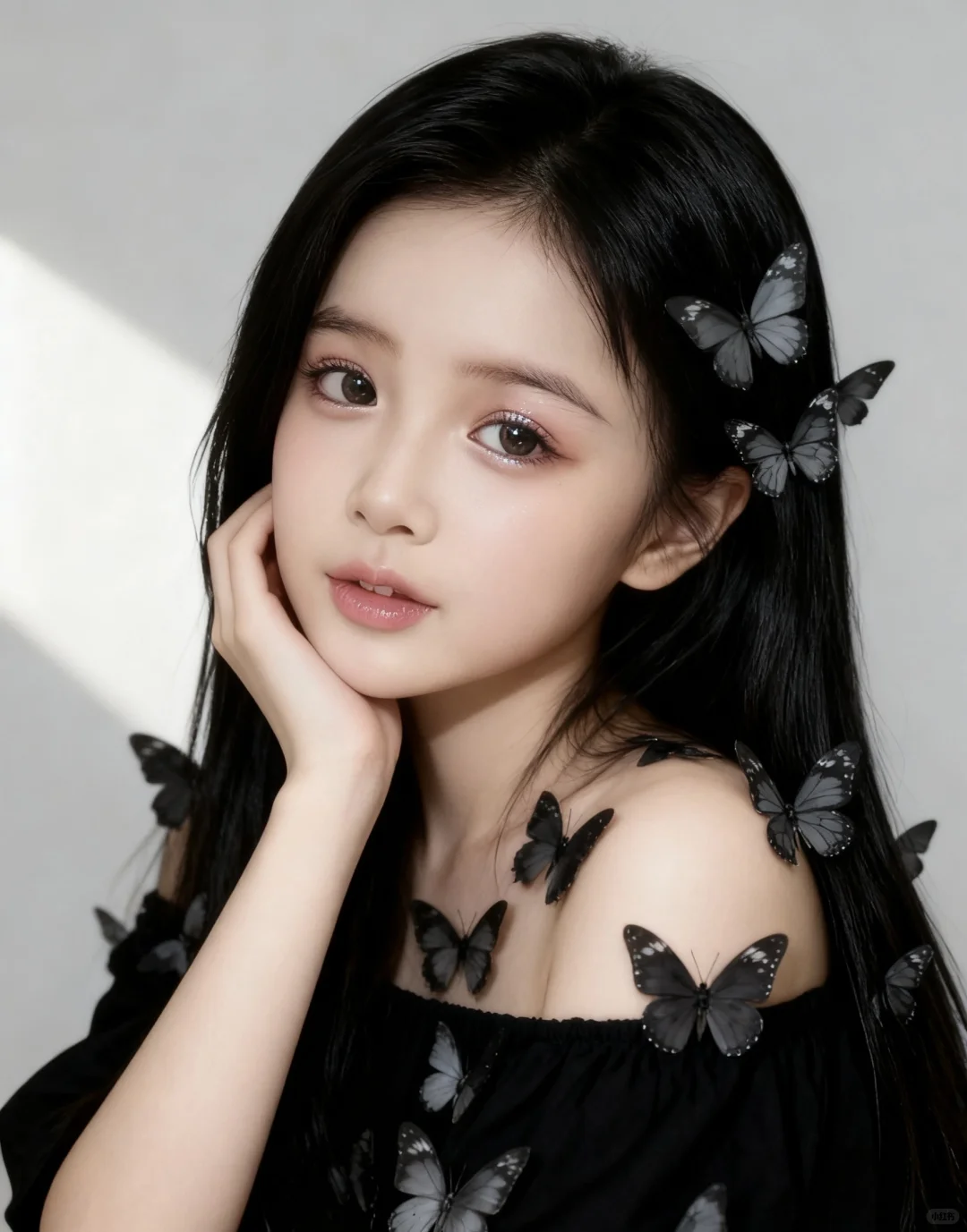 蝴蝶女孩vs蝴蝶少女🦋儿童跟成人写真分享