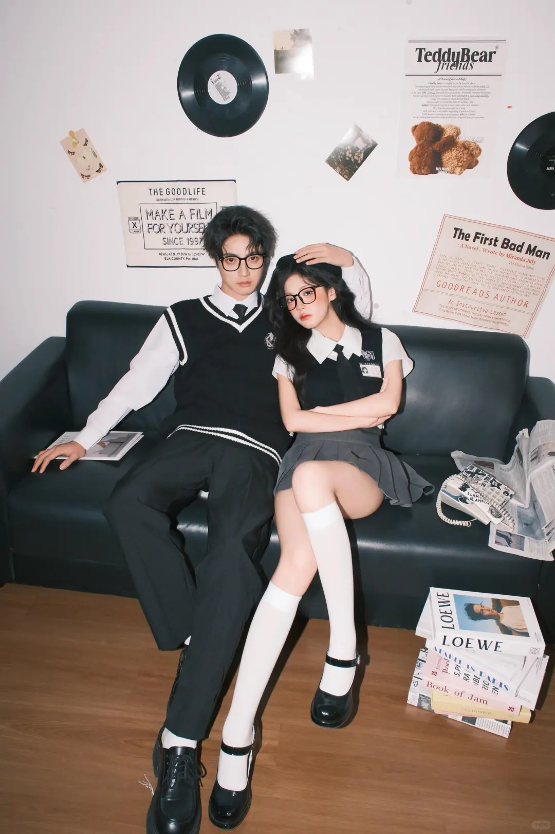 学校里那一对势均力敌的情侣👓