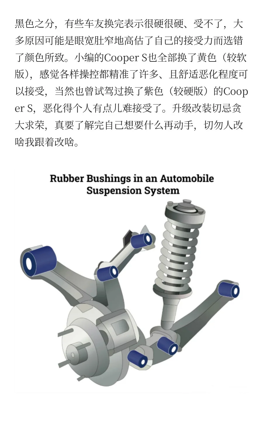 换了避震就完事？这些悬挂部件不换事倍功半