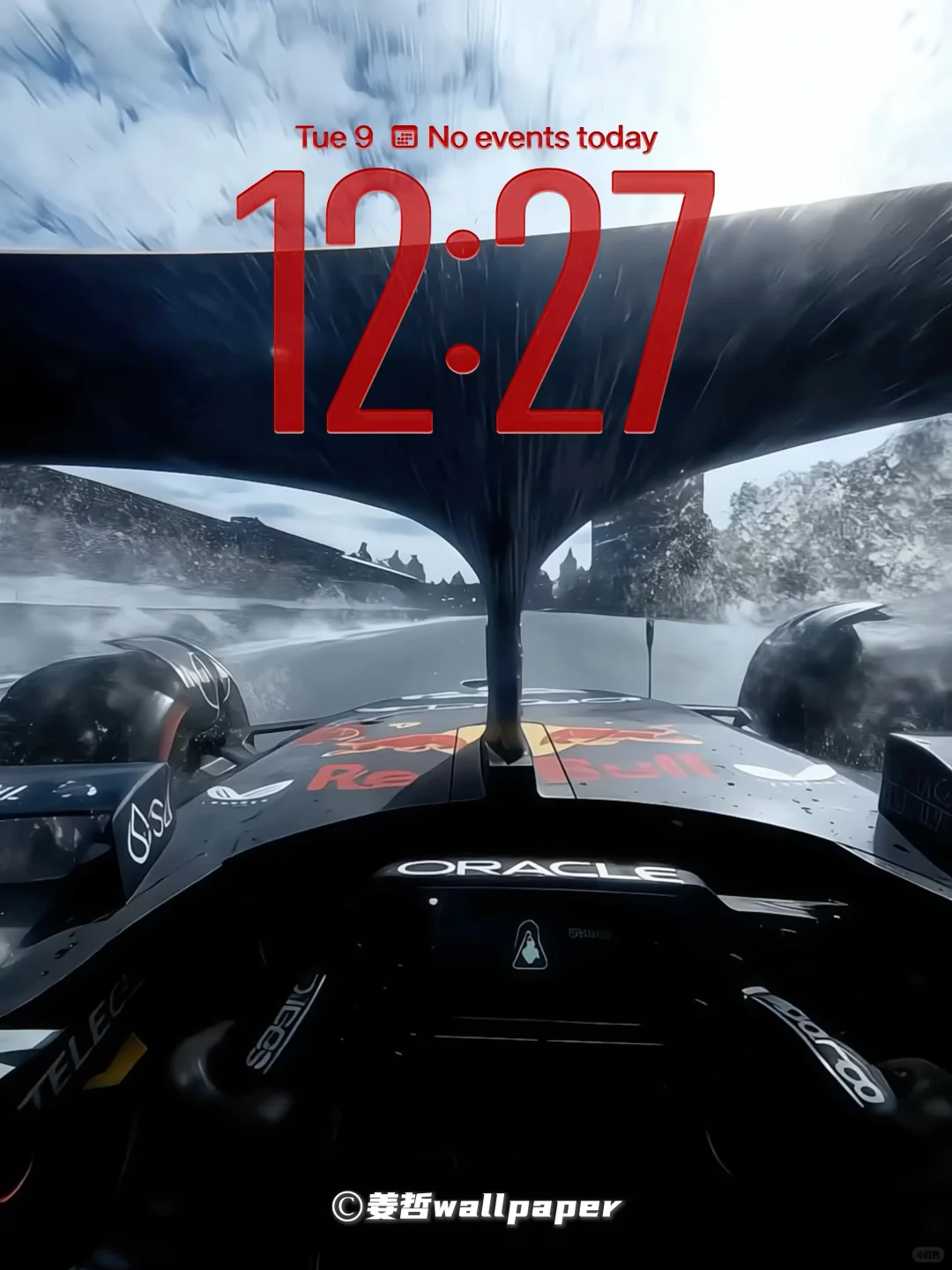 365｜创意动态壁纸 红牛F1第一视角