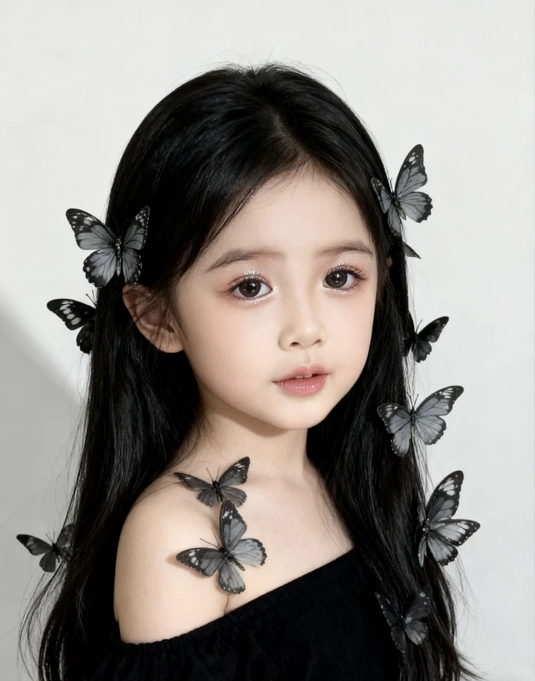 蝴蝶女孩vs蝴蝶少女🦋儿童跟成人写真分享