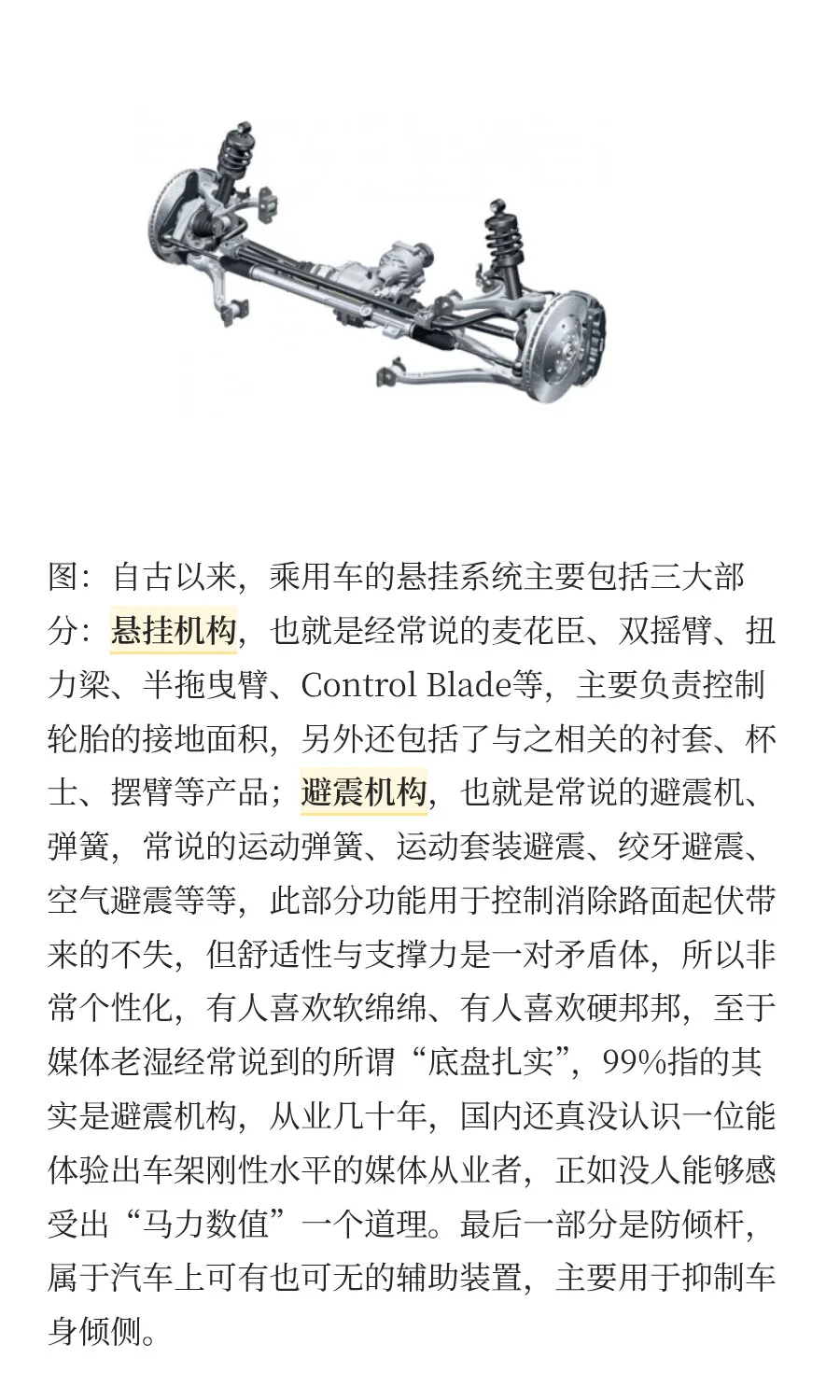 换了避震就完事？这些悬挂部件不换事倍功半