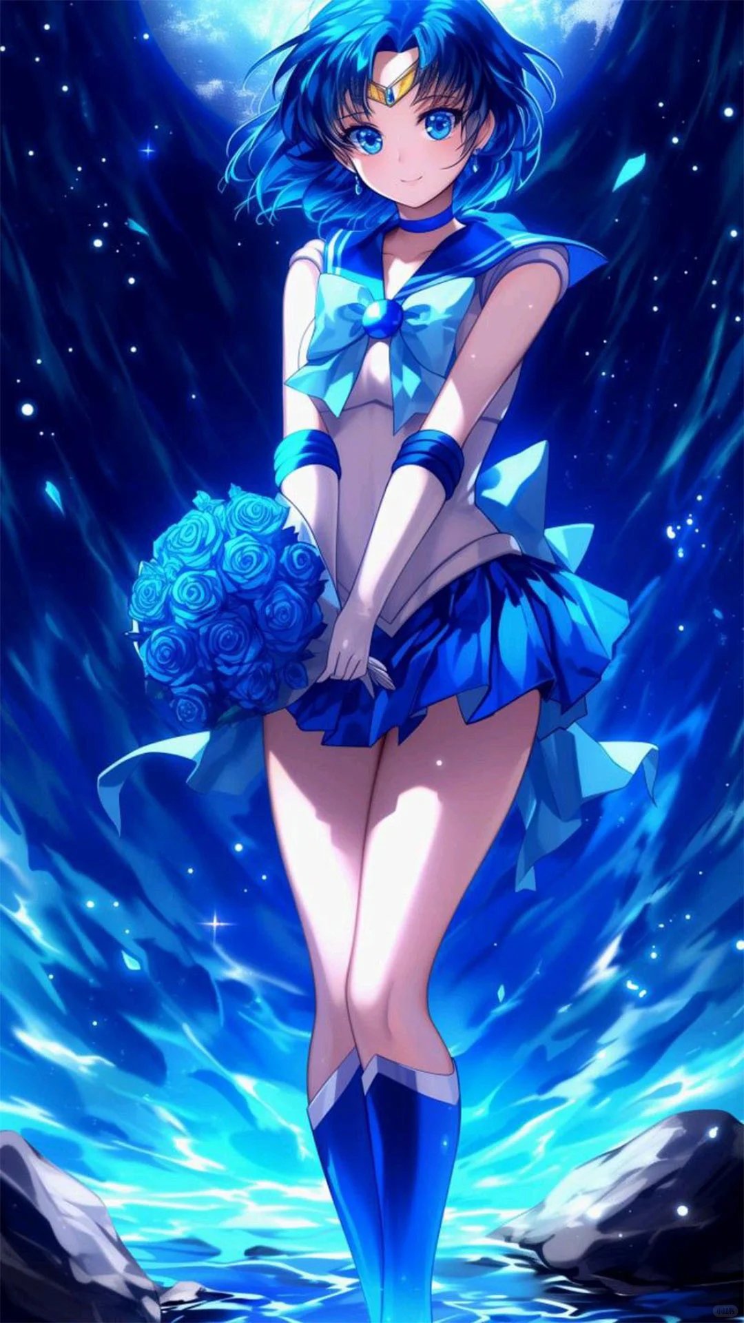 美少女战士丨学霸锦鲤水星逢考必过卡通壁纸