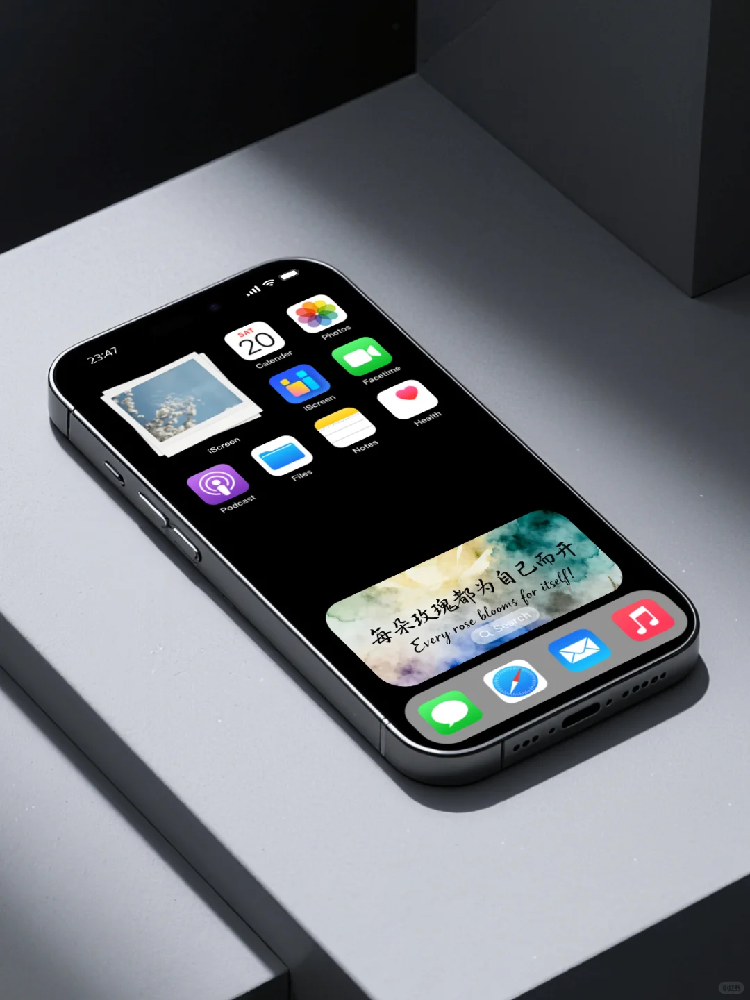 玫瑰为自己而开｜氛围感手机壁纸