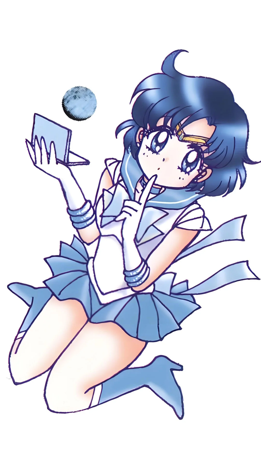 美少女战士丨学霸锦鲤水星逢考必过卡通壁纸