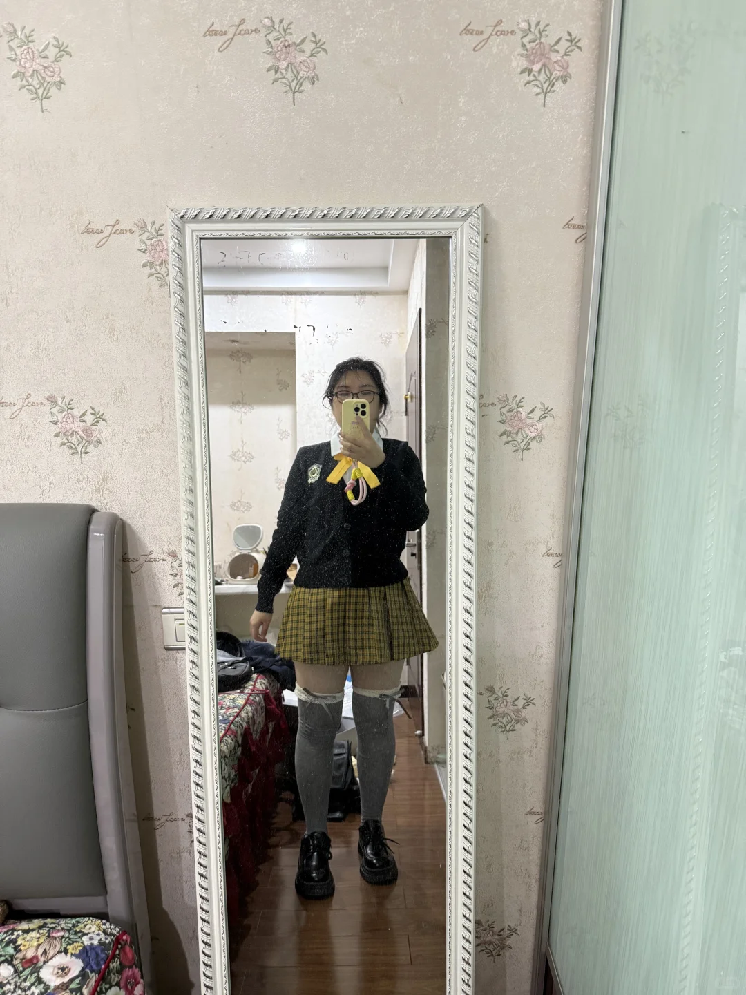 男朋友喜欢JK 胖女生开始尝试穿 求指导