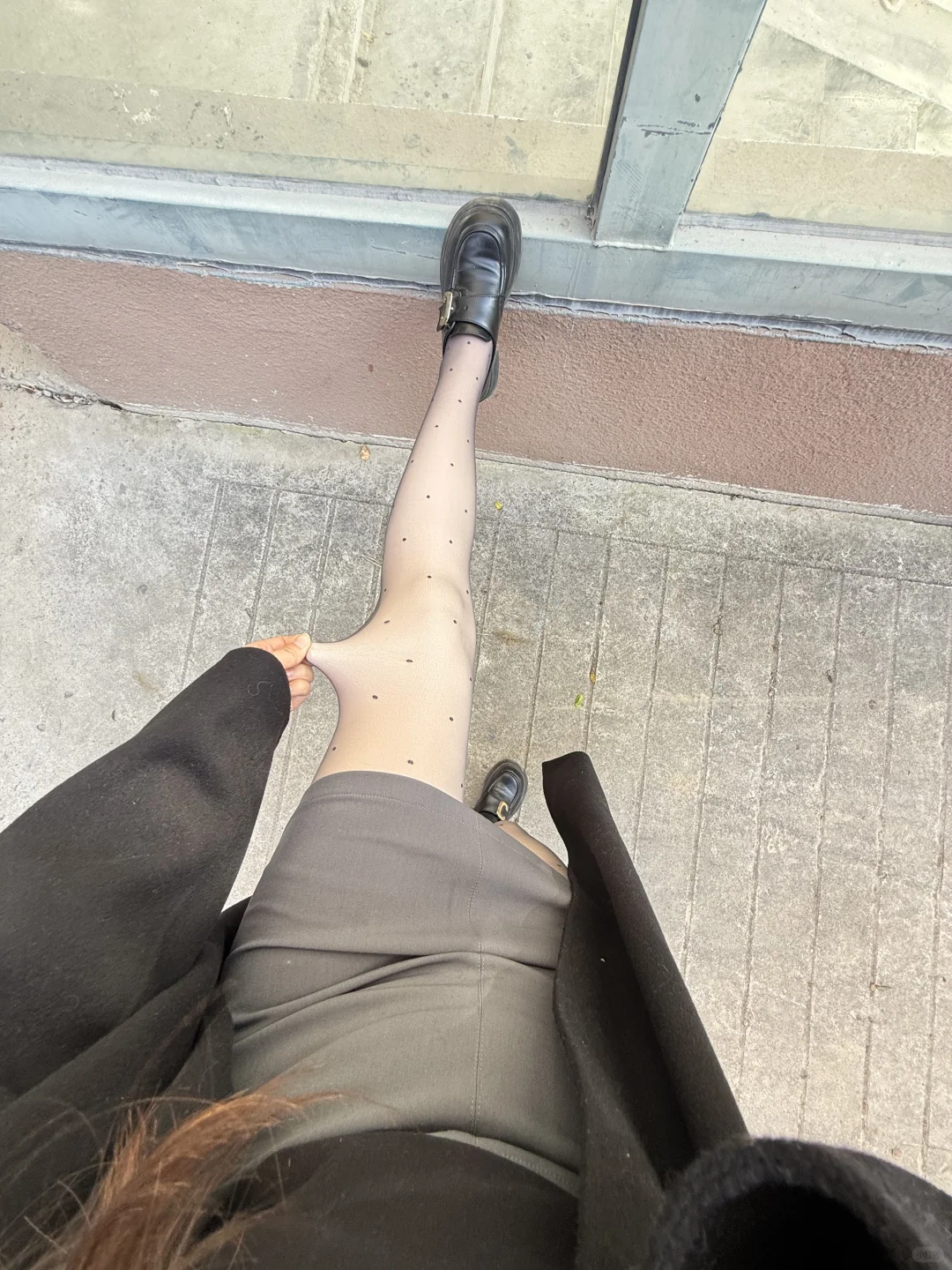 天呐‼️我怎么就这么喜欢波点黑丝呢