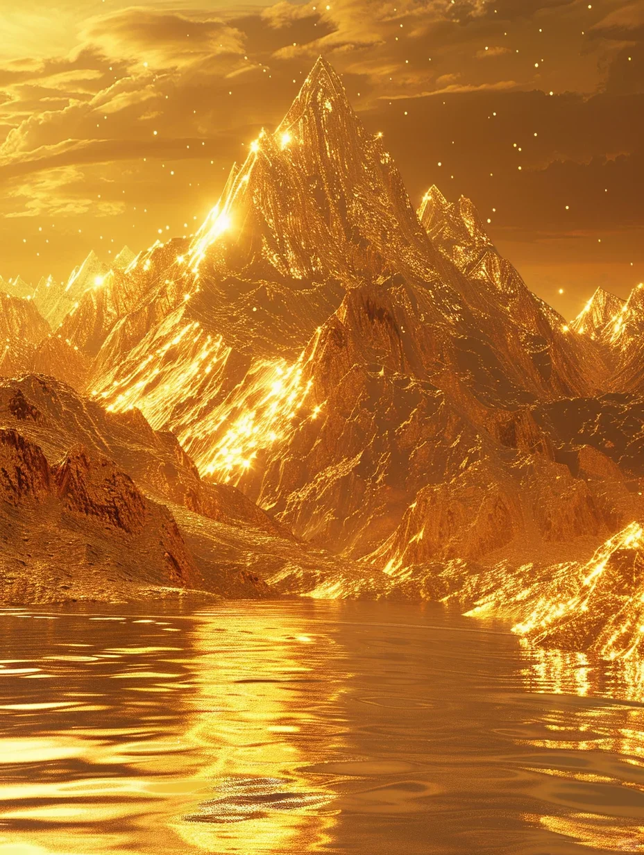 日照金山，富贵万年❗️喜土金者旺