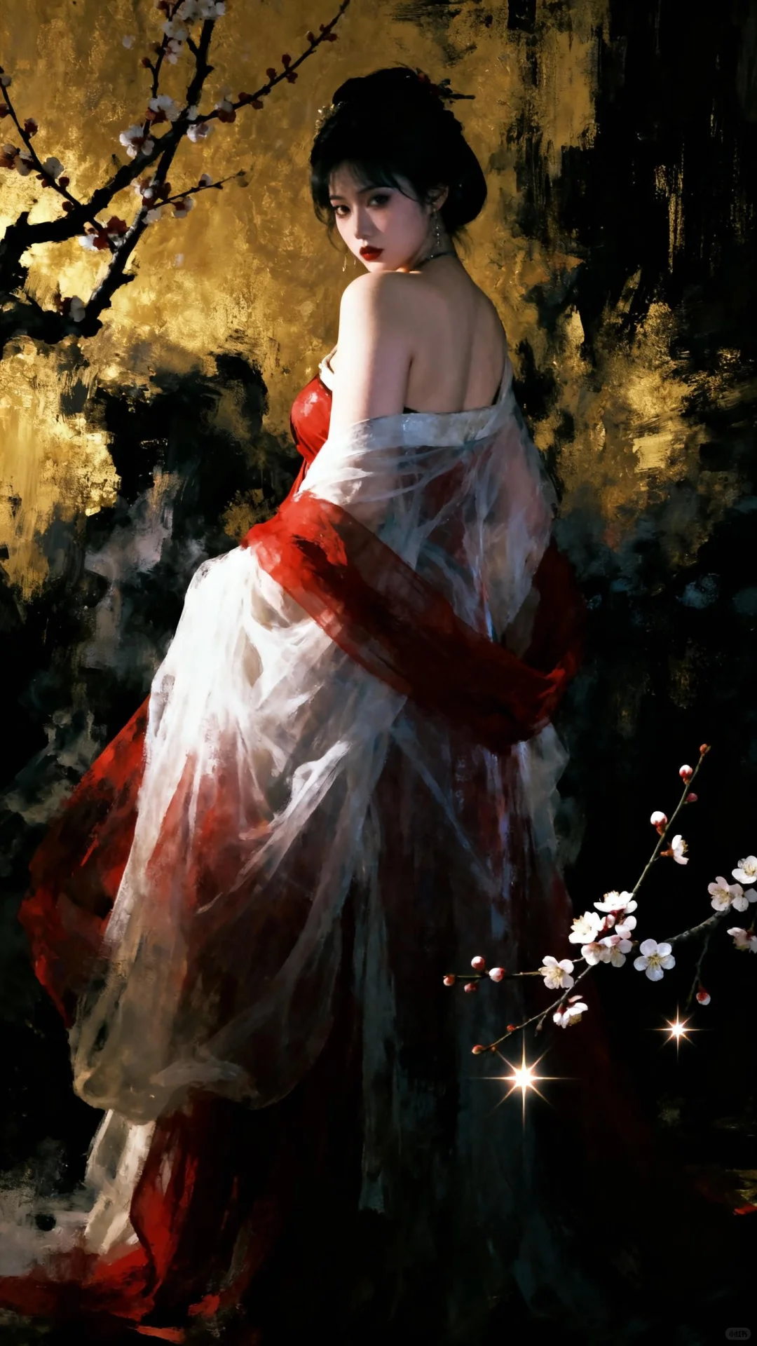 AI壁纸|梅花幽怜