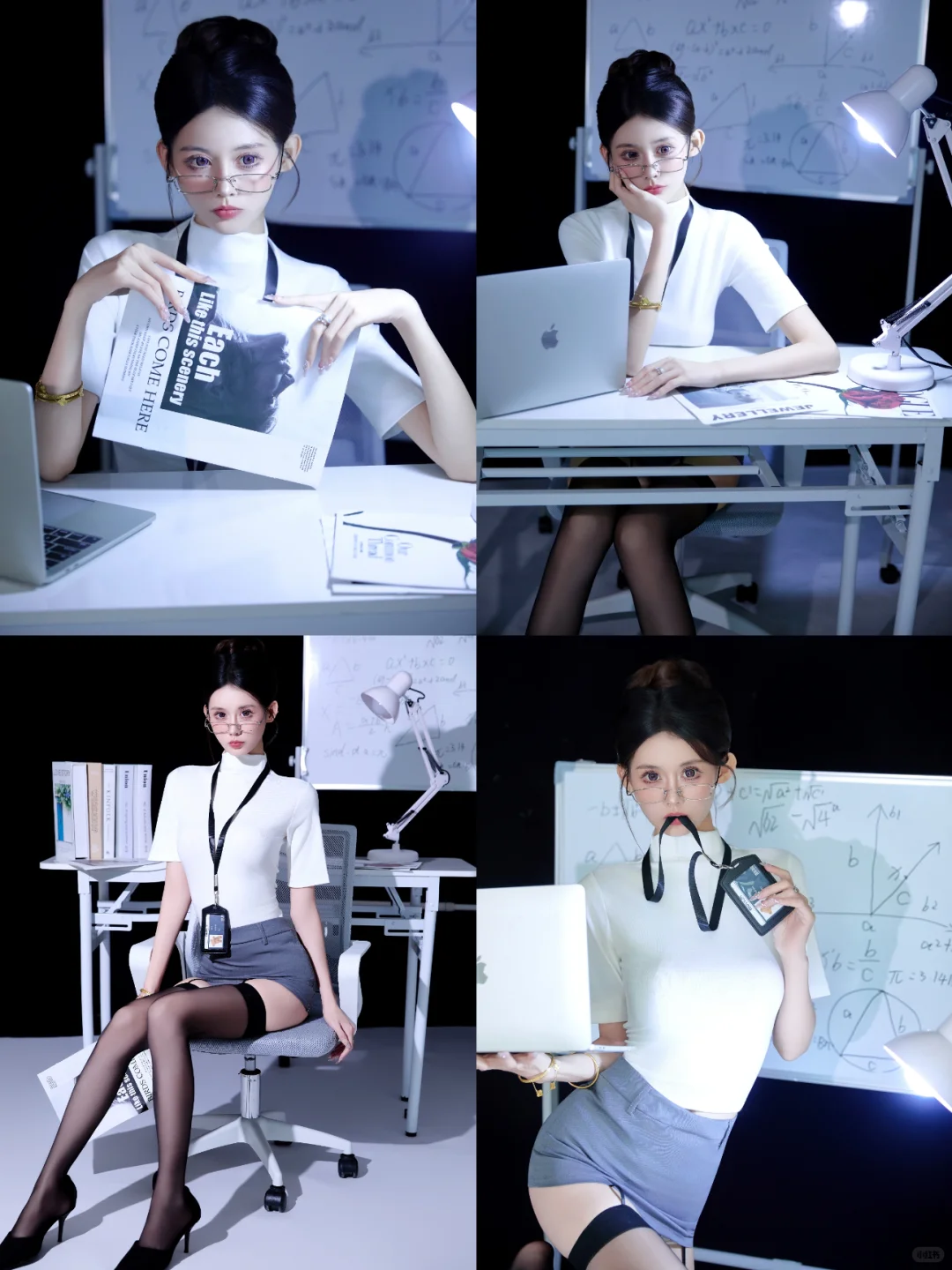 麻辣女教师🔥💻办公室海妖风丨御姐写真