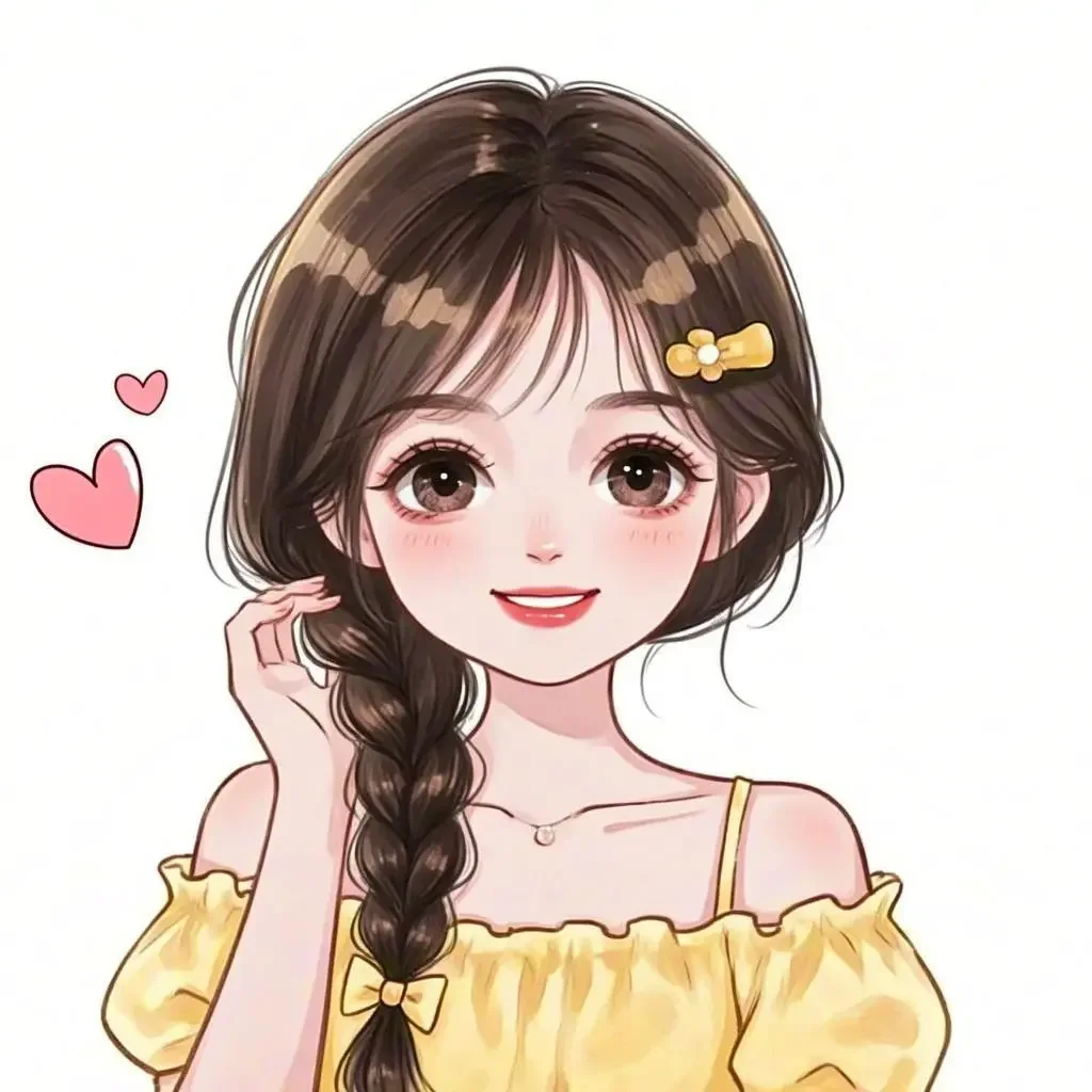 绝美！甜到心里的女孩头像