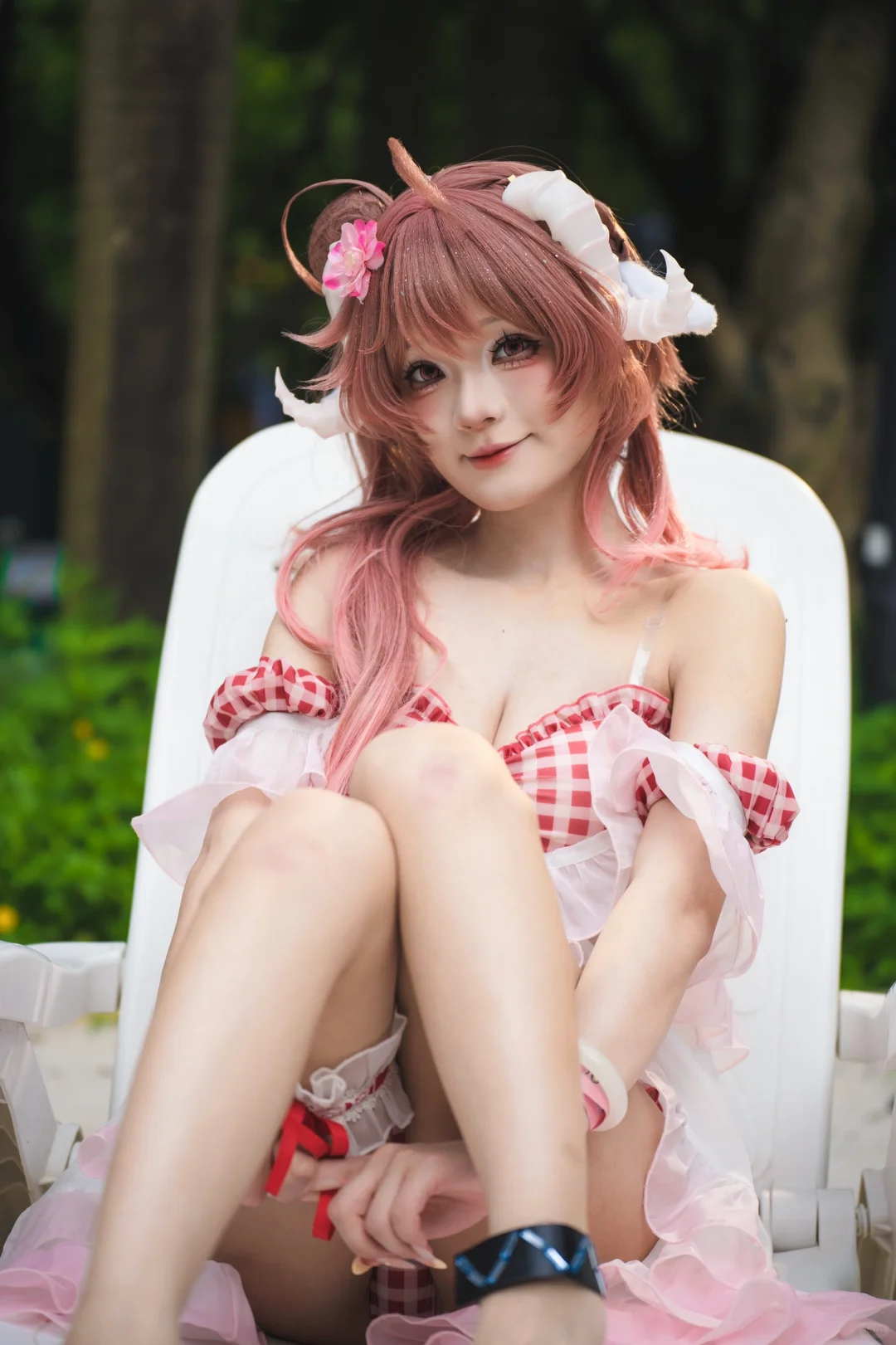 全网捞这只超萌的泳装小羊！