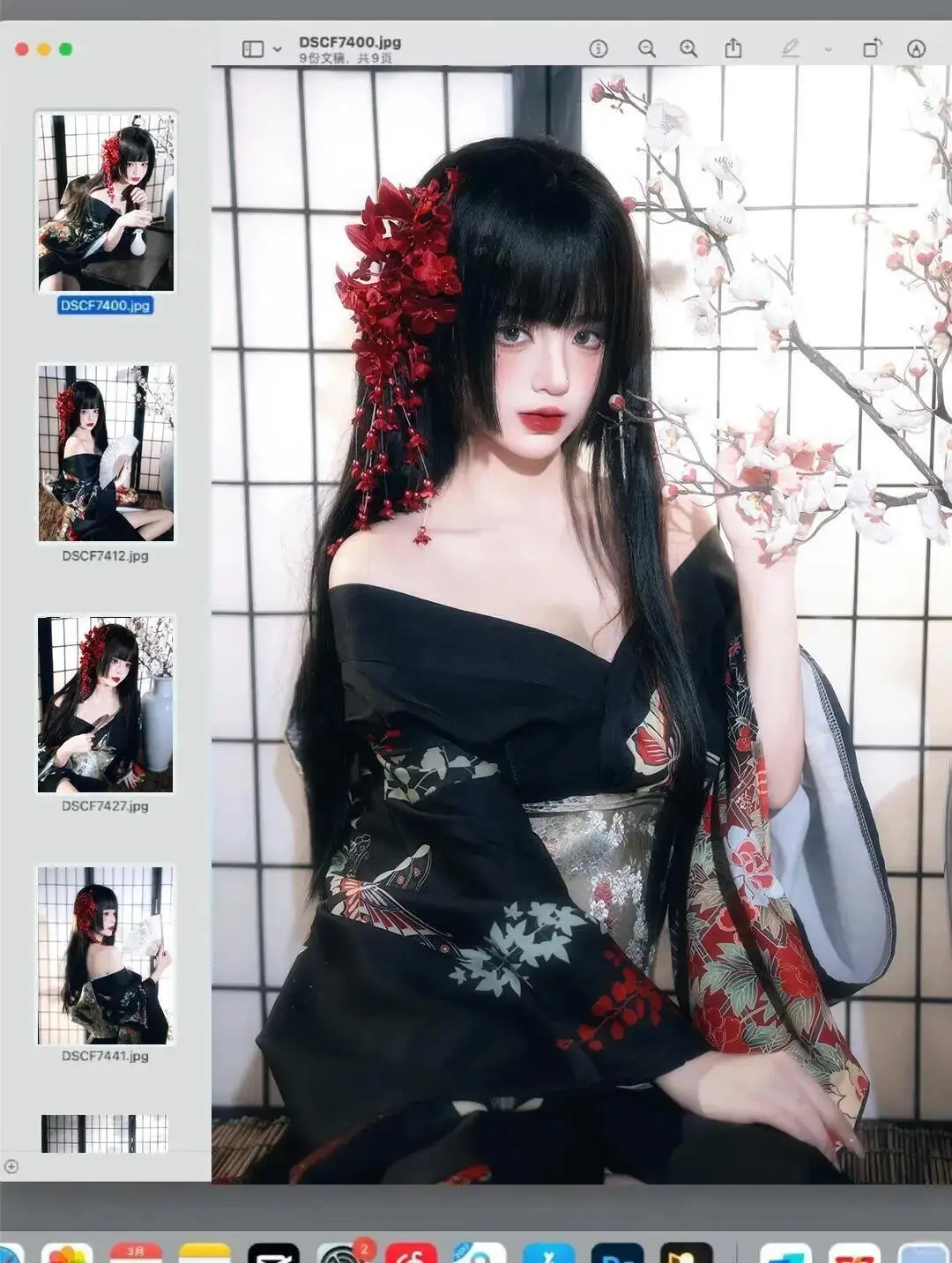 东莞超多人拍的💕恶女花魁写真⚔️美死了