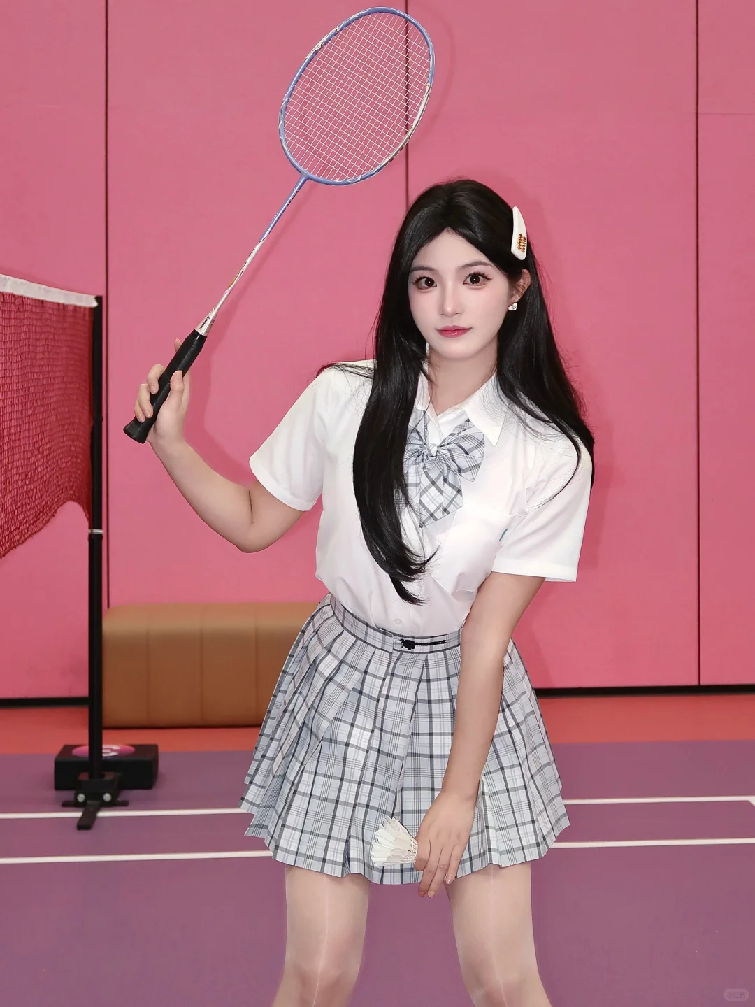 打球没赢过🏸摆拍没输过🥹