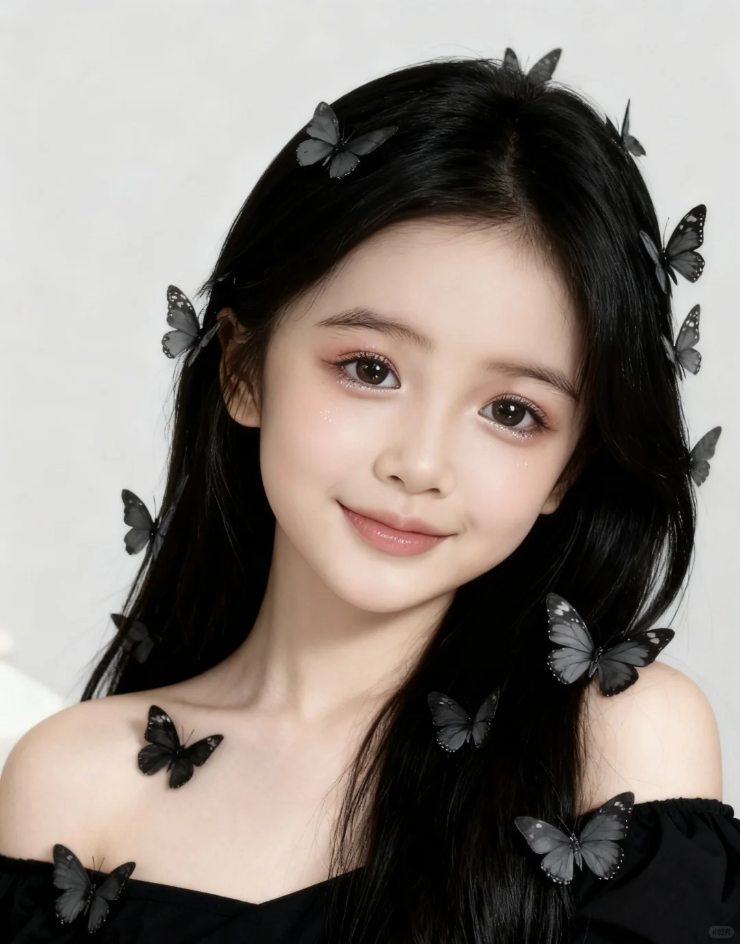 蝴蝶女孩vs蝴蝶少女🦋儿童跟成人写真分享