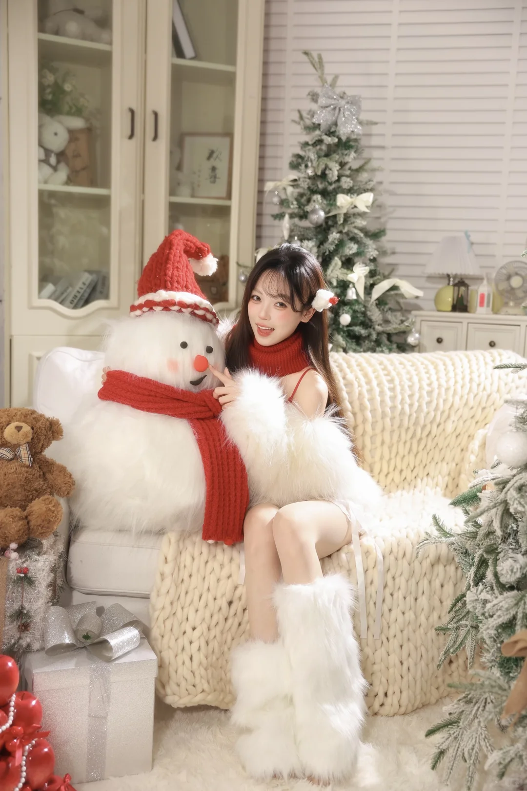 我的那个笨蛋女朋友⛄️跟小雪人一样可爱